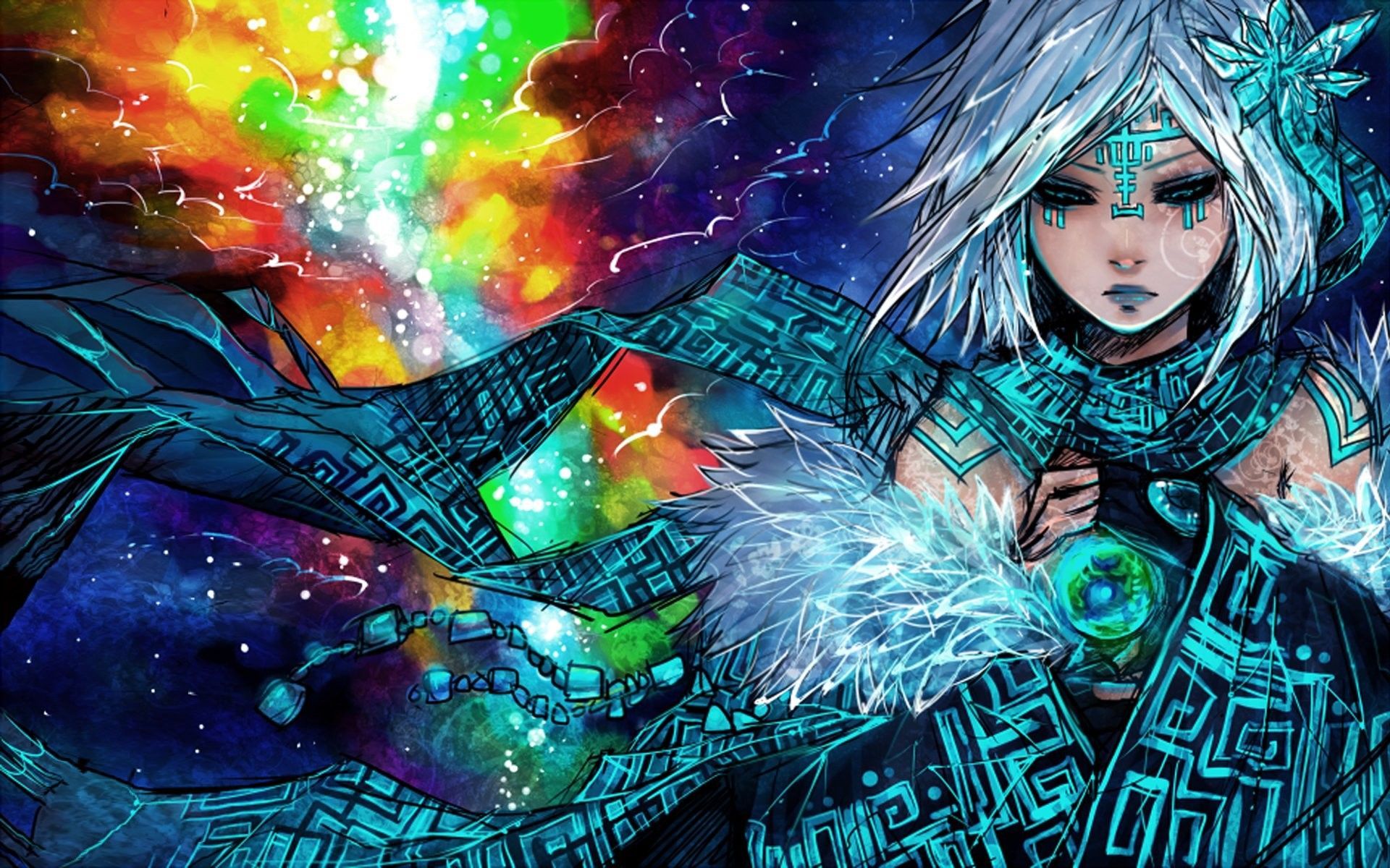 1920x1200 Fire Mage Wallpaper
