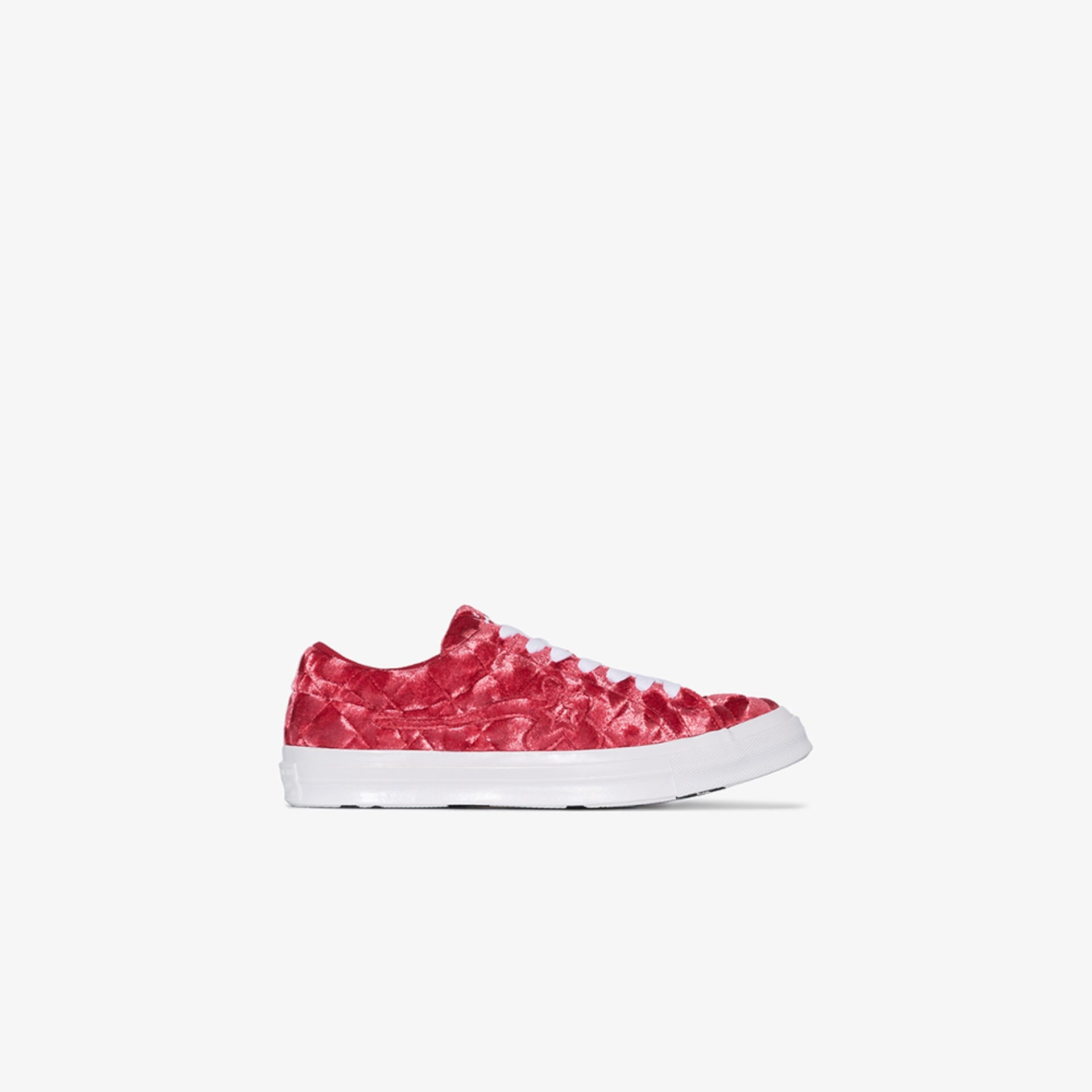 1920x1920 X GOLF le FLEUR* red One Star velvet sneakers