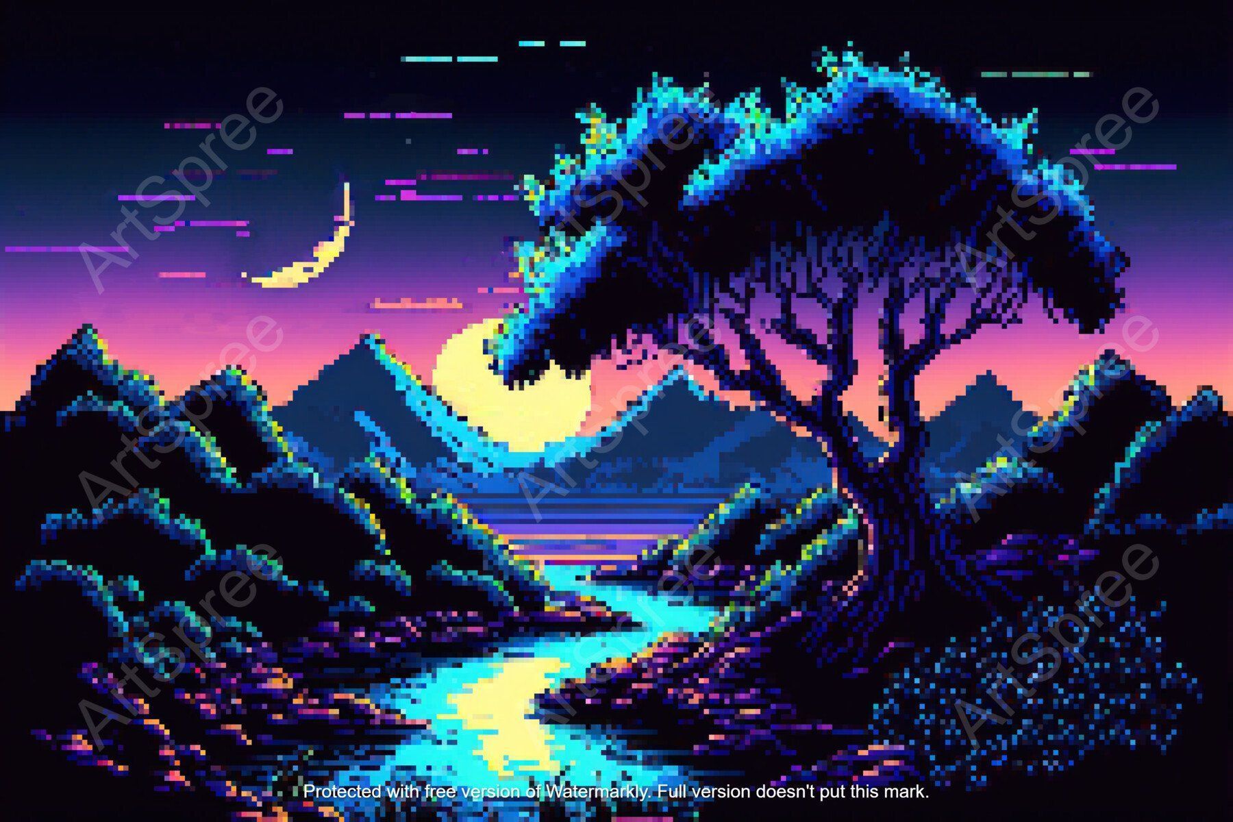 1800x1200 Pixelated Background Wallpaper