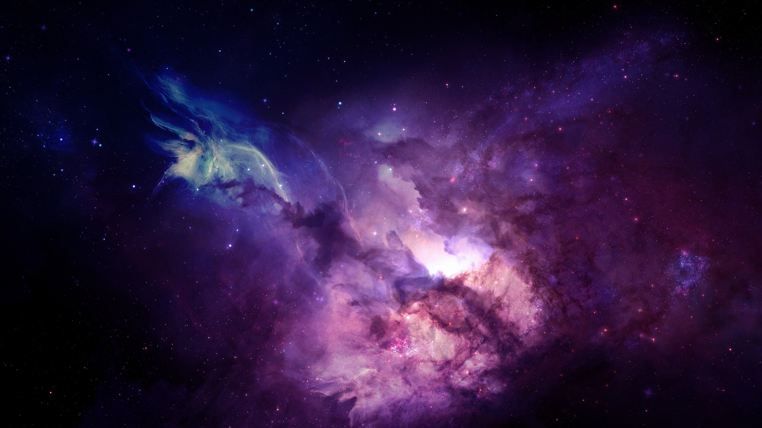 2560x1440 Space Portal Galaxy Wide HD Wallpaper