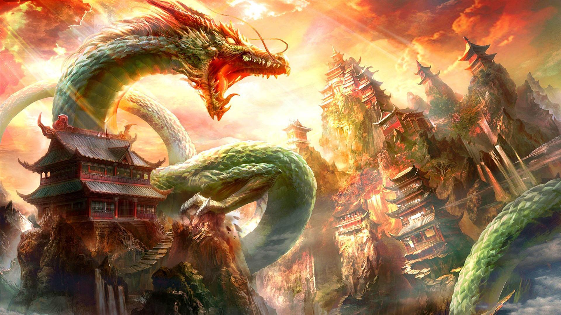 1920x1080 Hình nền rồng [1920X1080)
