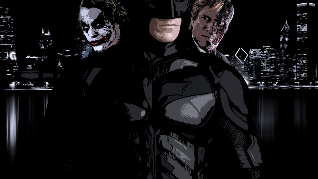 1244x700 Joker and Two Face Wallpaper