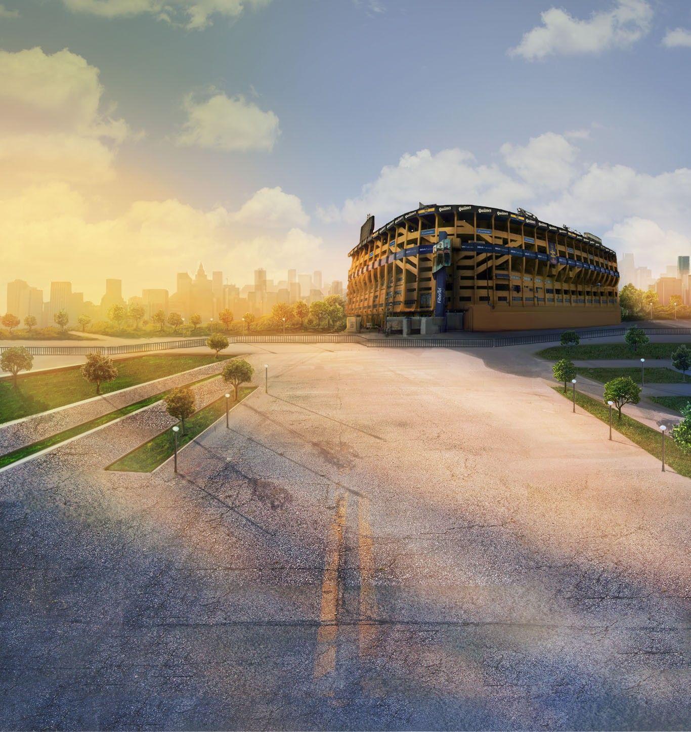 1366x1447 La Bombonera, Boca Juniors, Stadium Wallpaper HD / Desktop