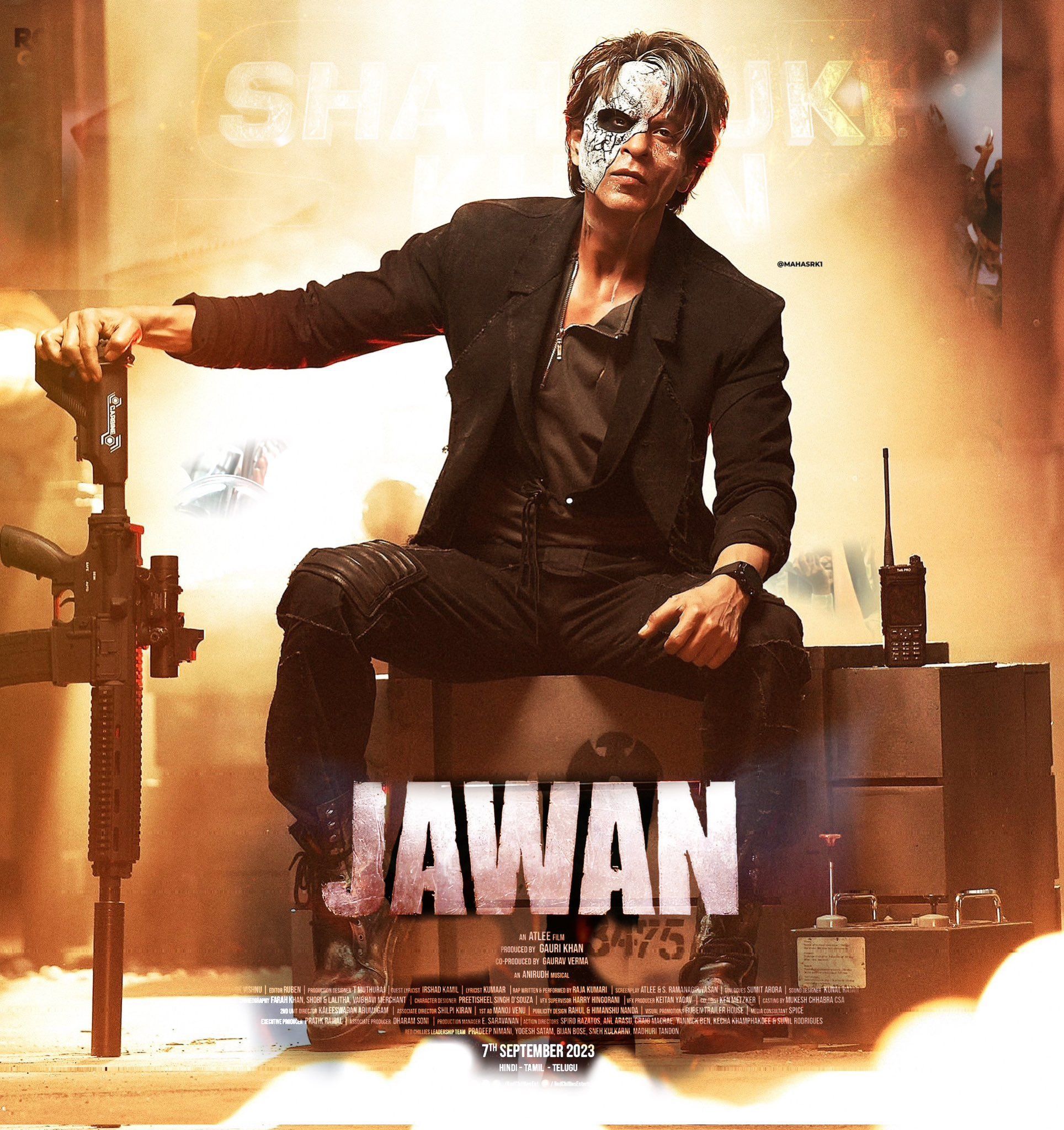 1928x2048 Jawan Movie Wallpaper