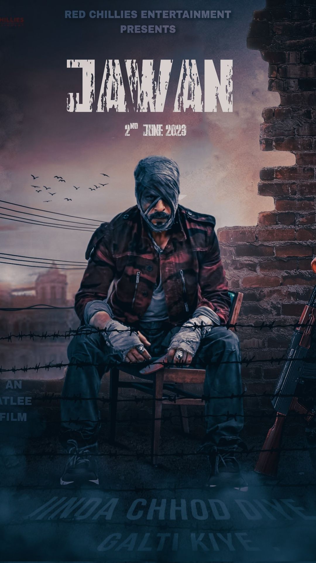 1080x1920 Best Jawan Movie Wallpaper [ HD ]