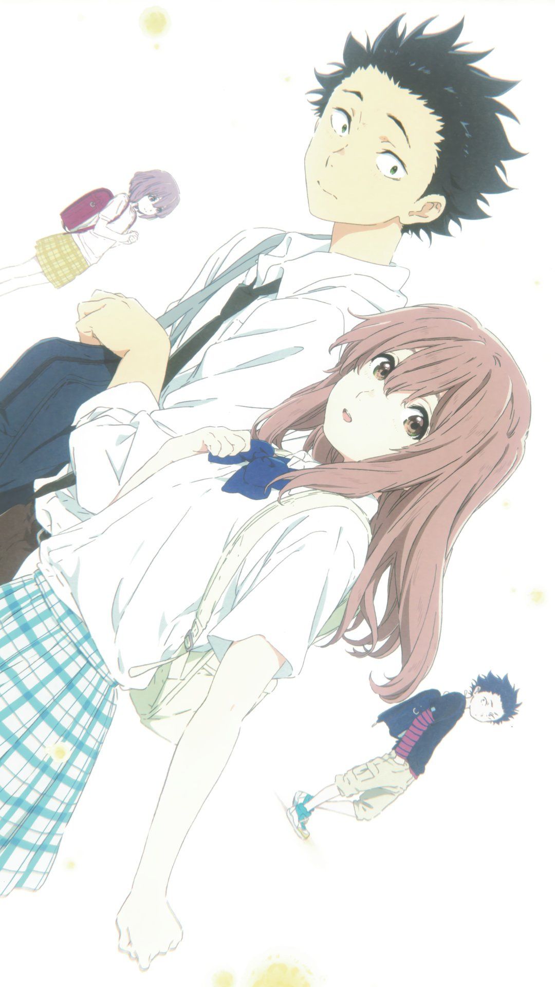 1080x1920 A Silent Voice anime phone wallpaper