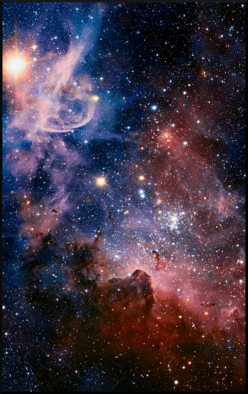 Carina Nebula Stars Space Wallpaper 8K #8301h