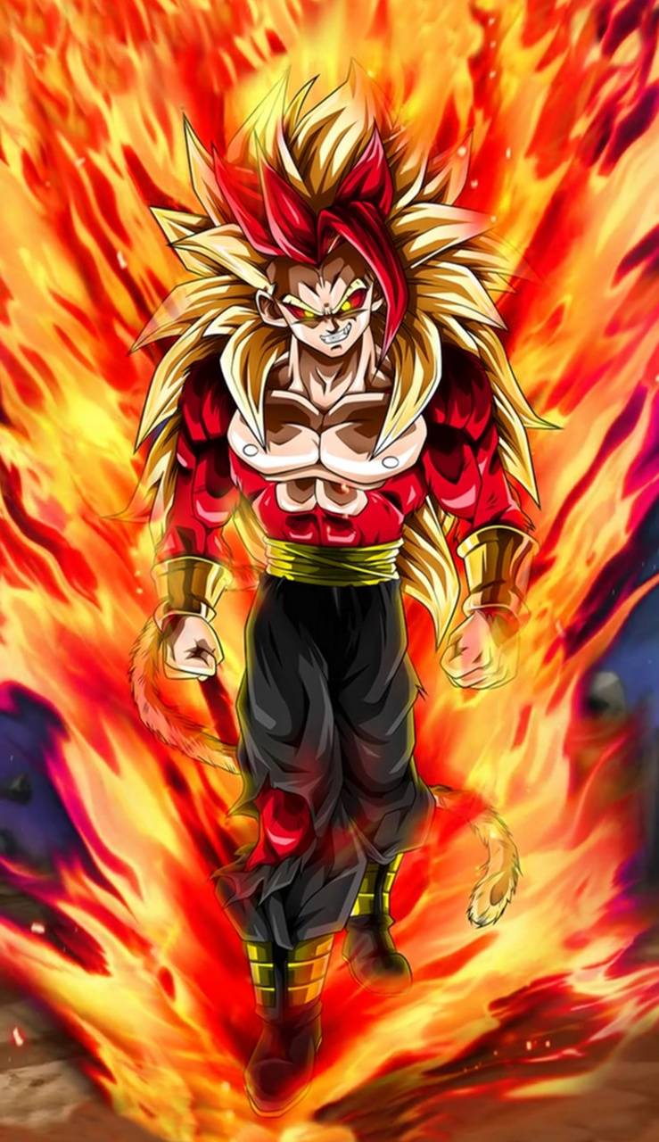 739x1280 Super saiyan 4 god Wallpaper