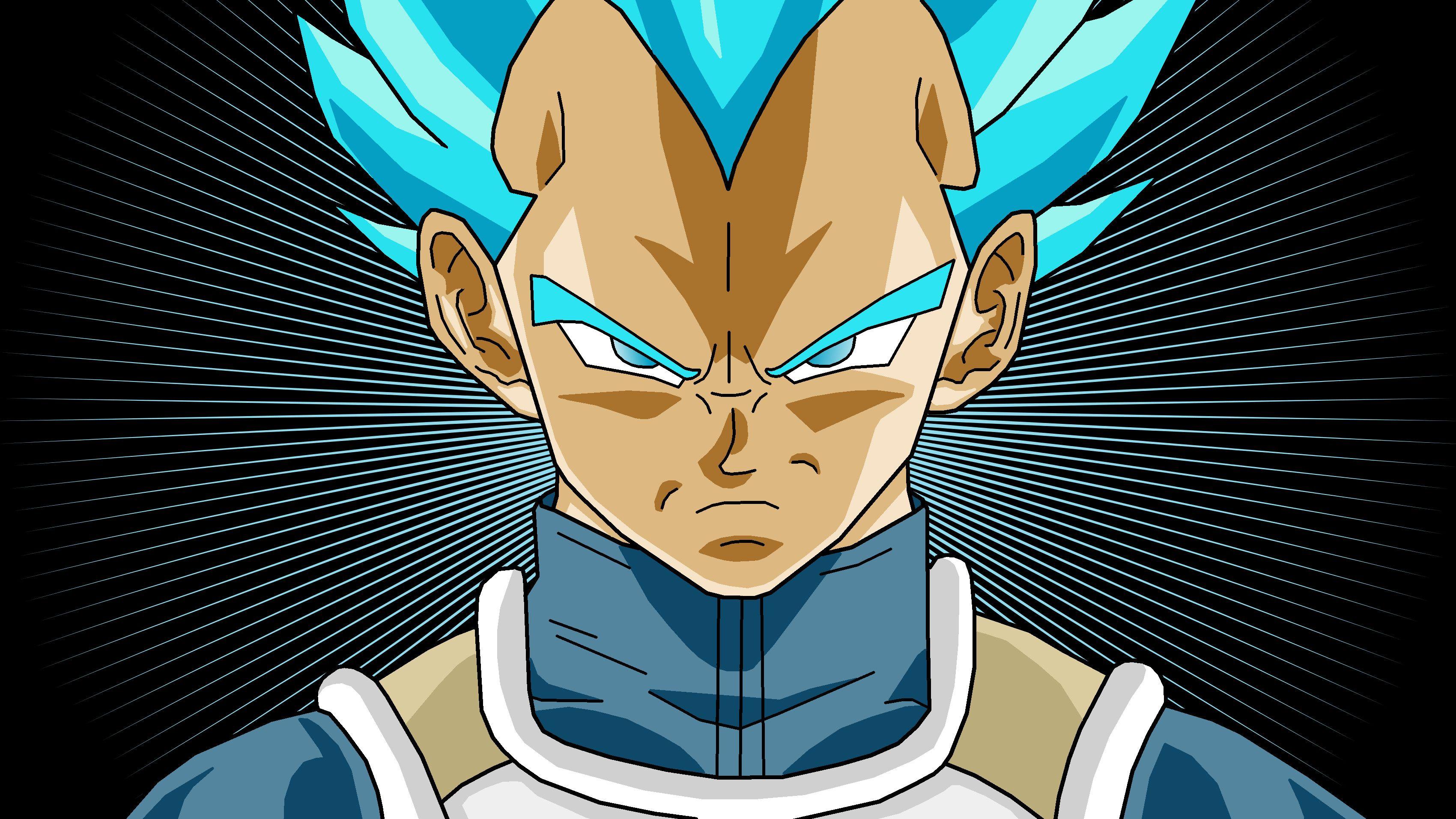3400x1913 Vegeta Super Saiyan God Wallpaper