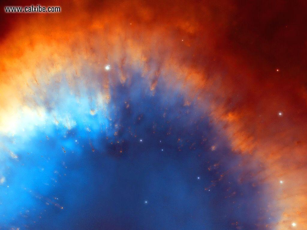 1024x768 Space: Helix Nebula, desktop wallpaper nr. 12525