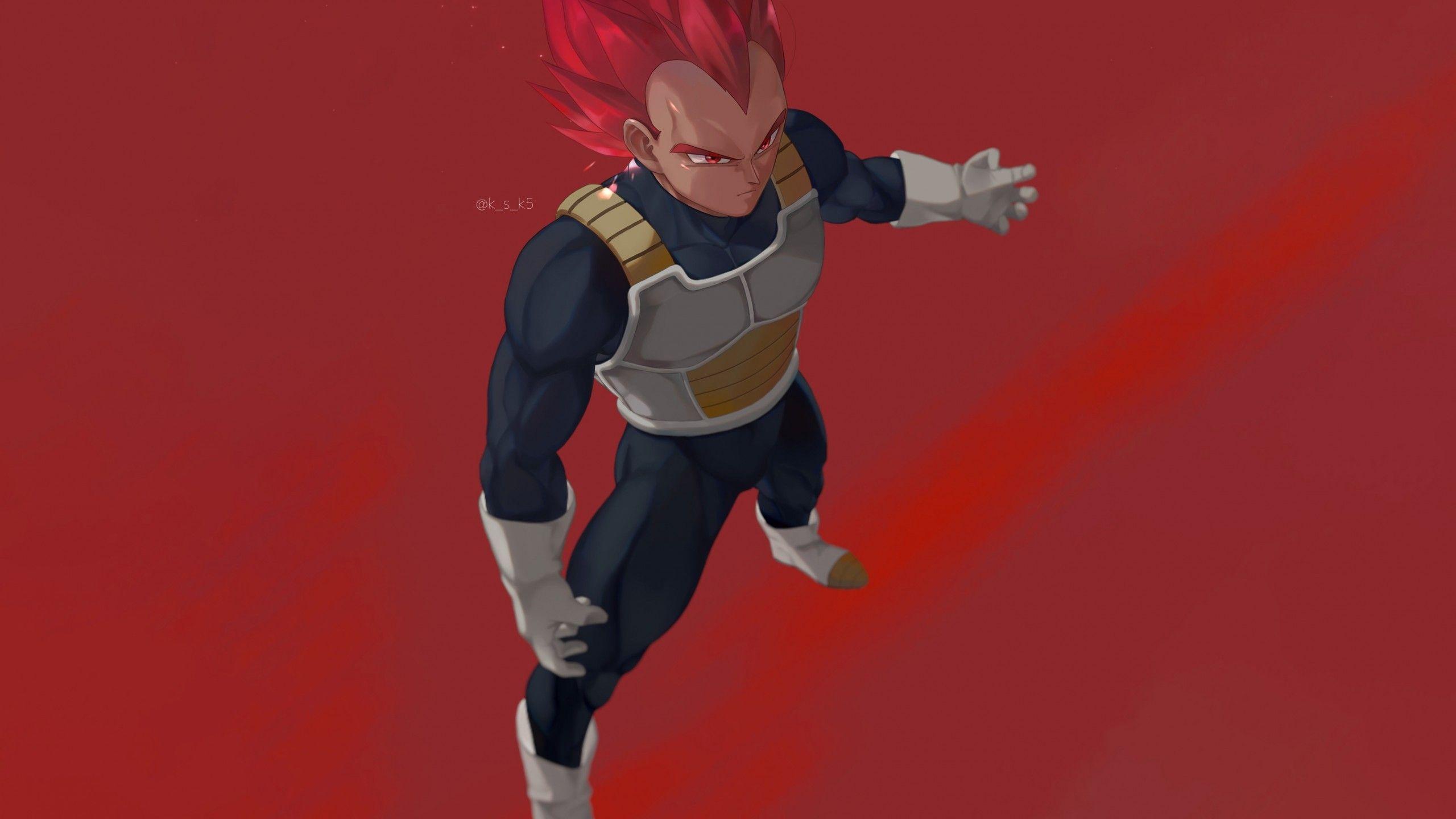 2560x1440 Download 2560x1440 Dragon Ball Super, Vegeta, Super Saiyan