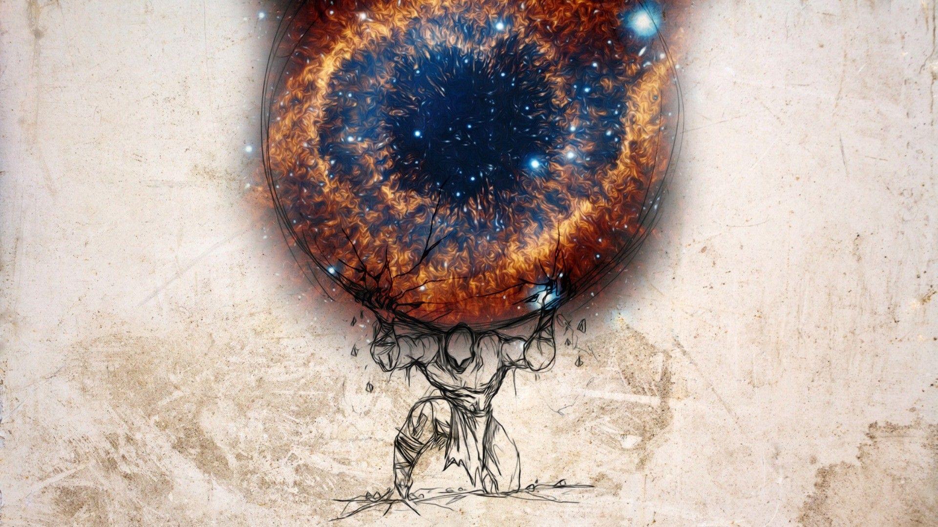 1920x1080 Fantasy Helix Nebula Artwork Picture