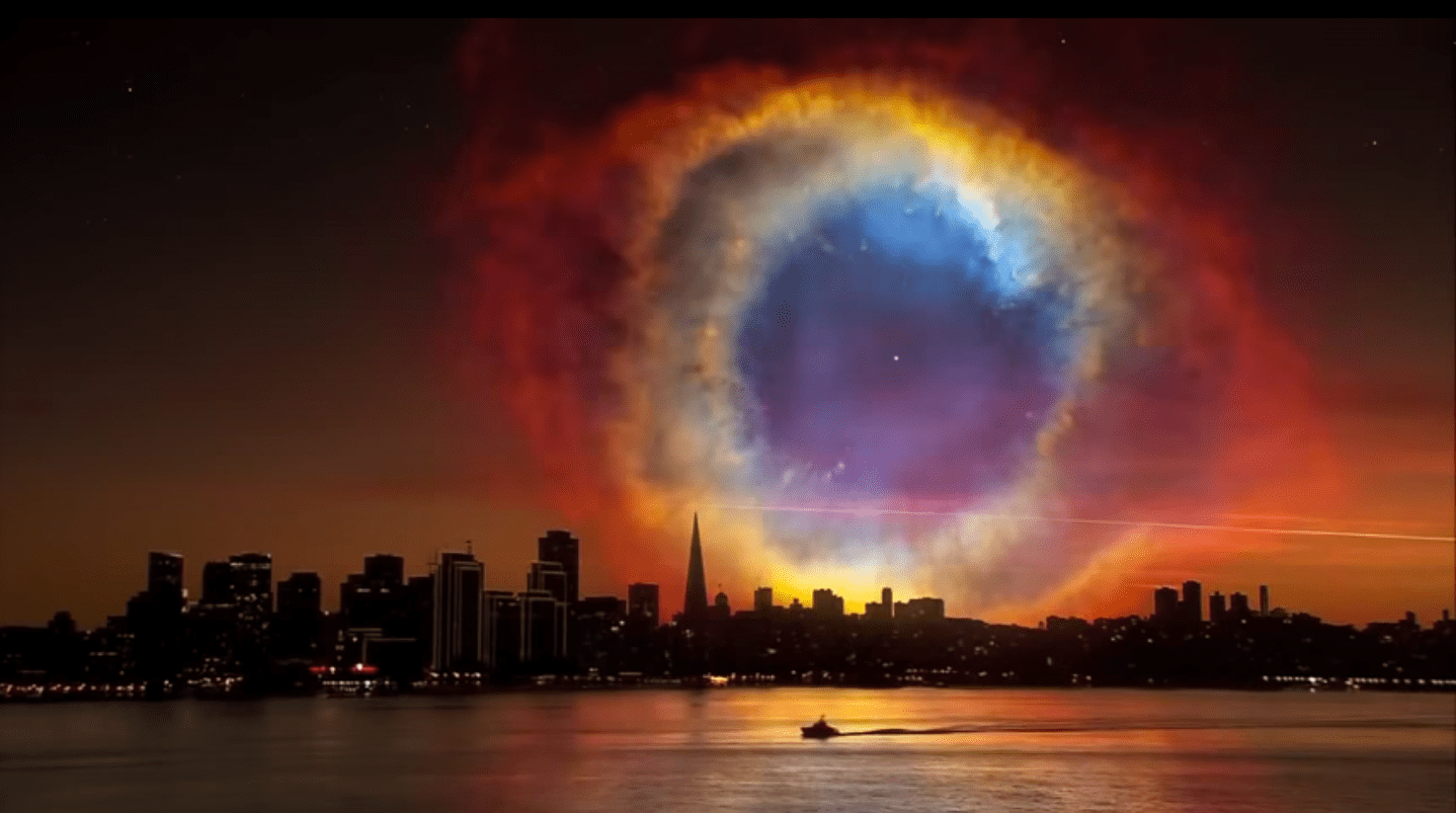 1438x803 What it would look like if Helix Nebula were closer to