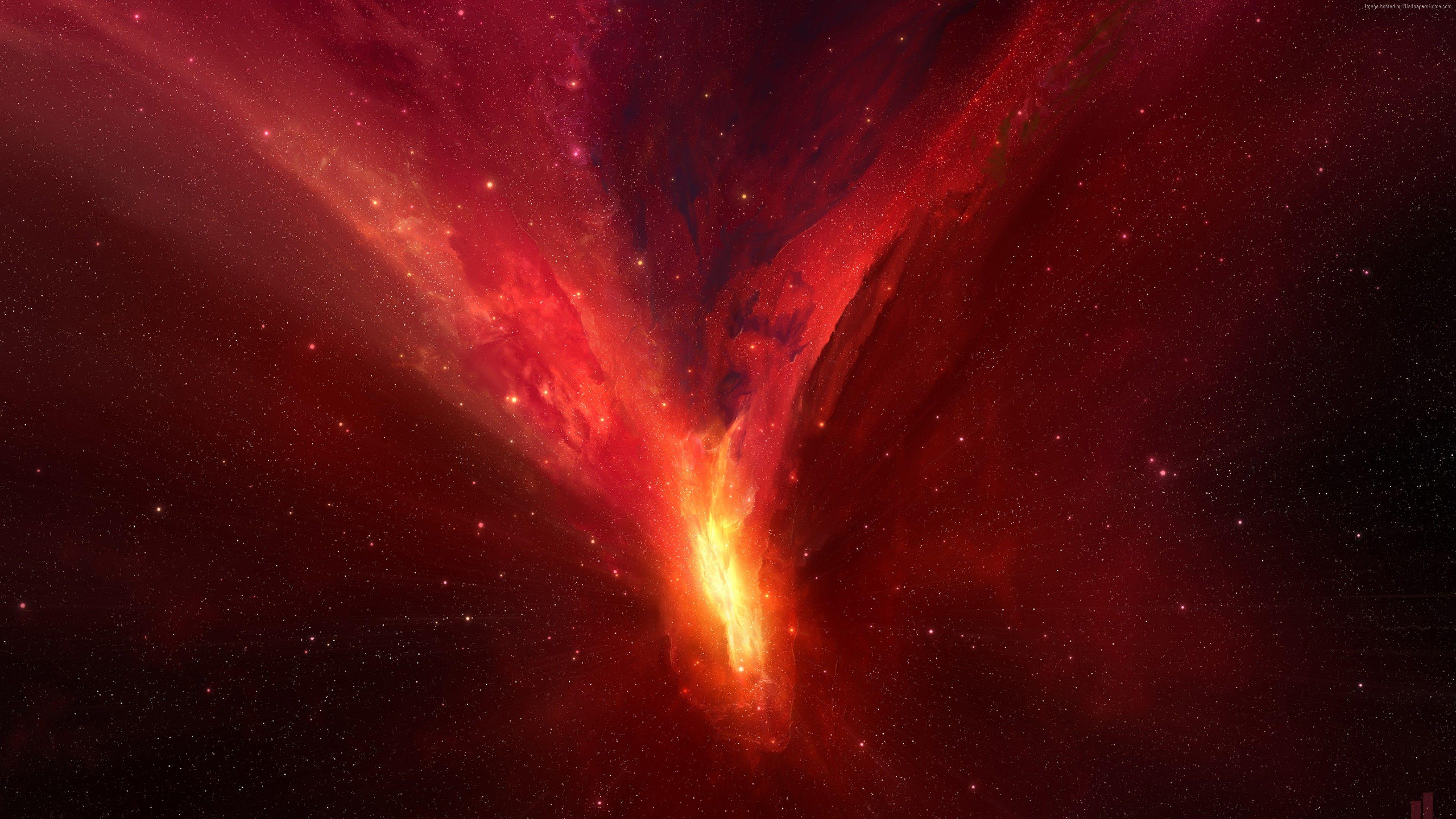 3840x2160 Wallpaper Horsehead Nebula, red, HD, Space