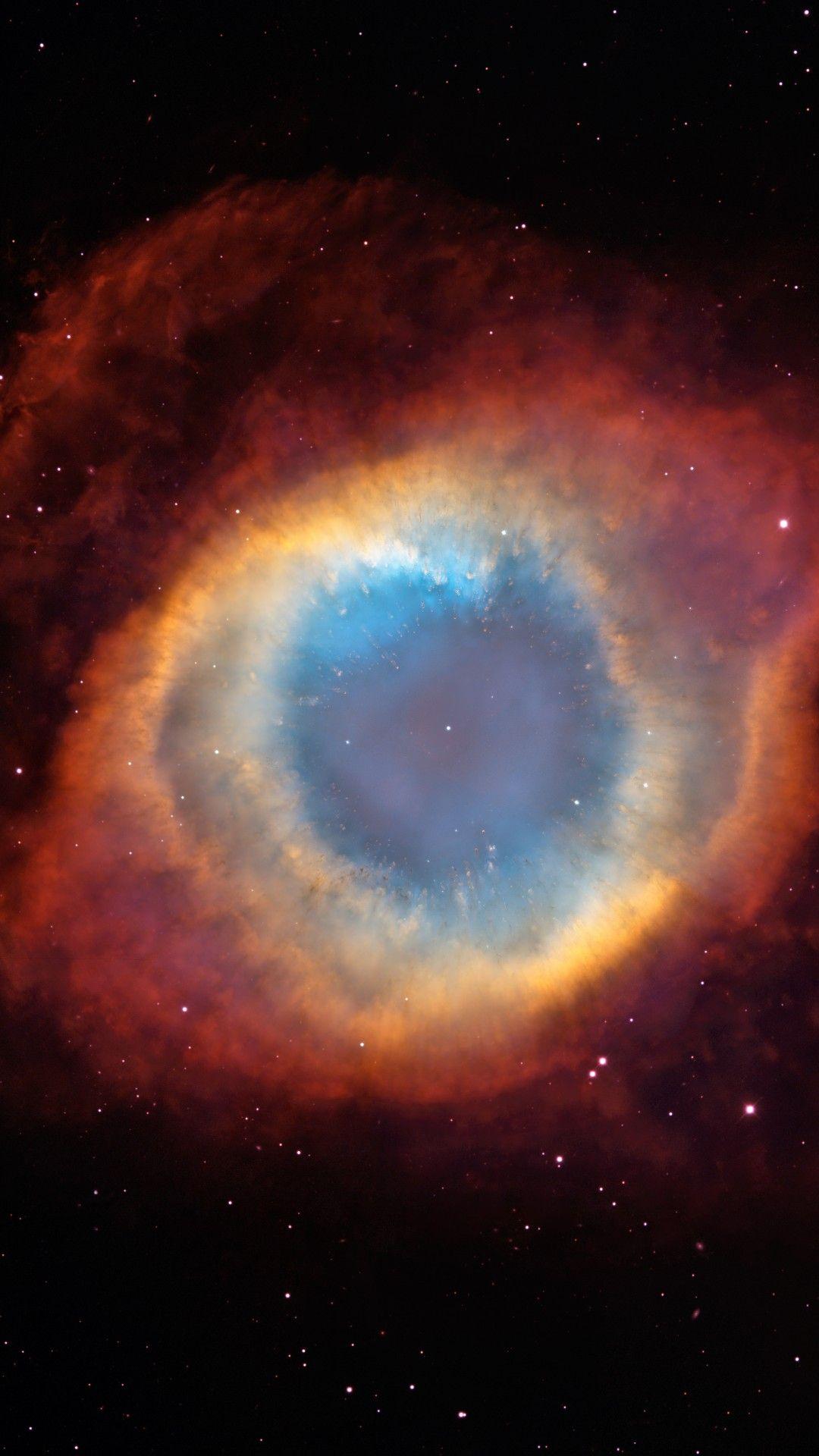 1080x1920 Wallpaper Helix Nebula, Milky way, Hubble Space Telescope