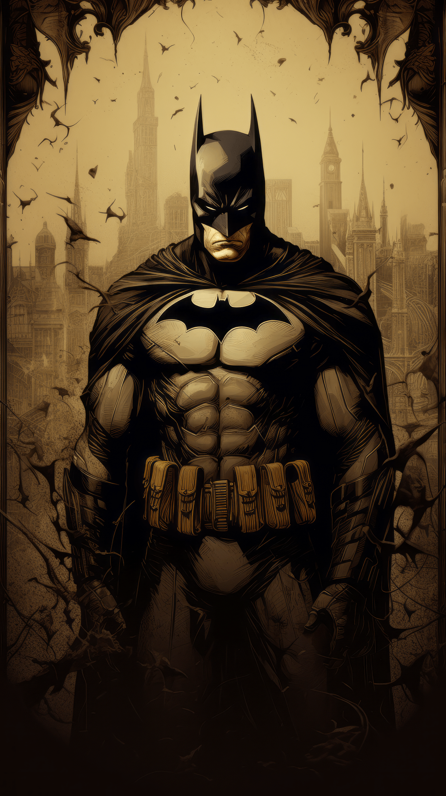 1440x2569 The Batman Knight Vigilant Hero