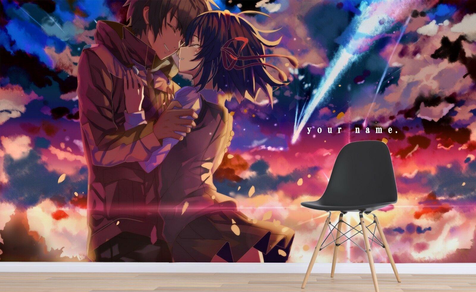 1600x980 3D Your Name Pretty Cover 5 Japan Anime Wallpaper Mural