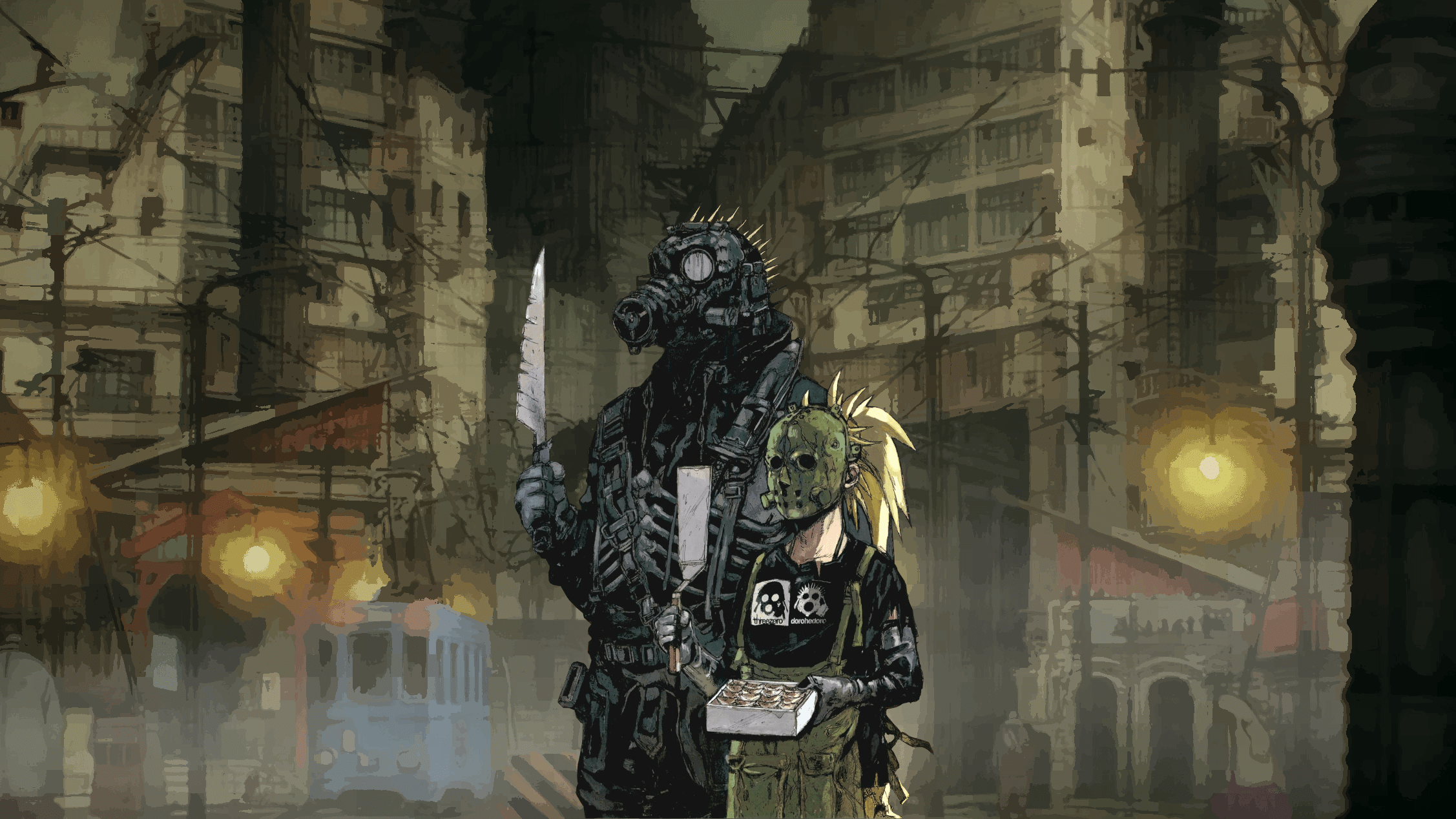 2254x1268 Kaiman and Nikaidou Wallpaper