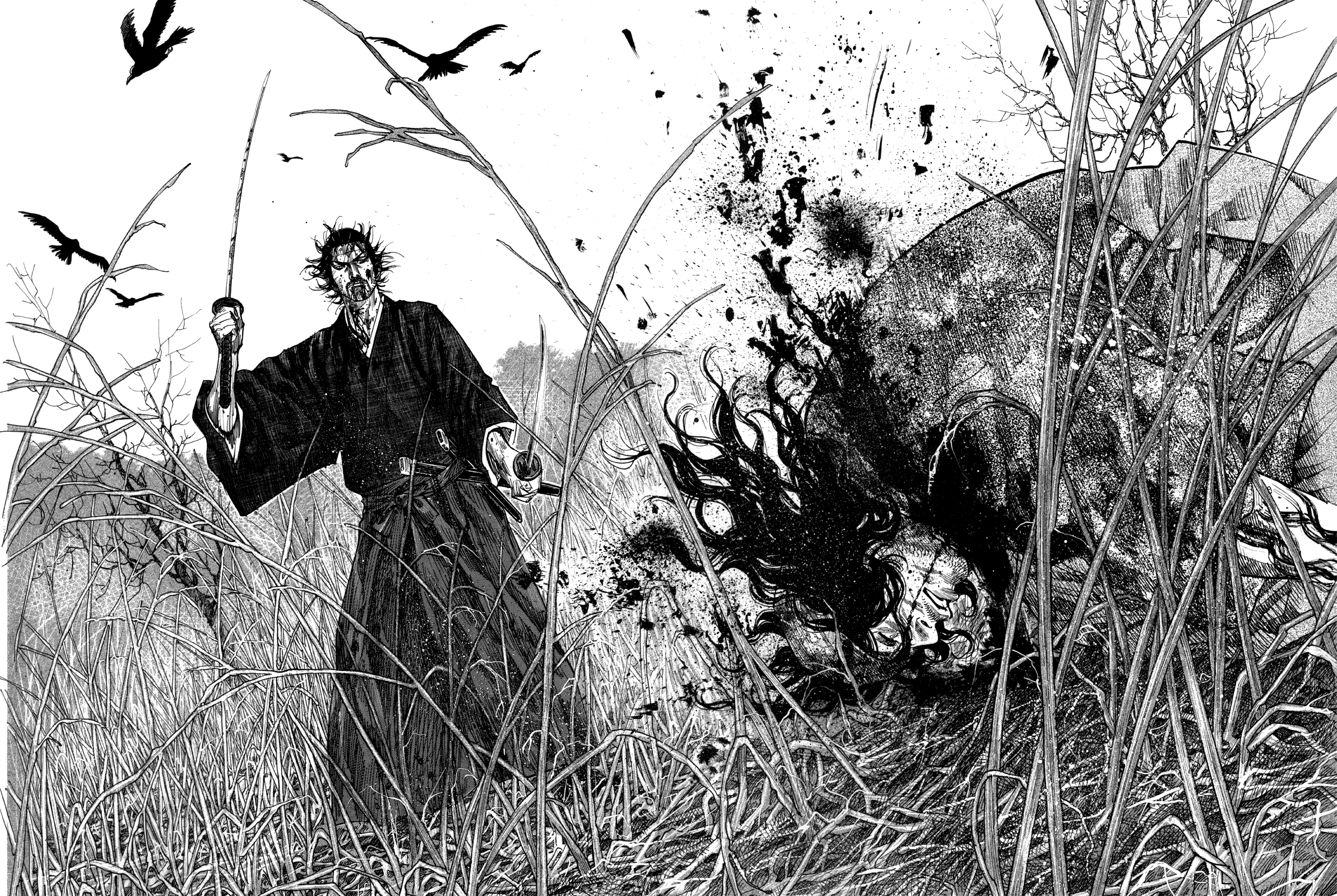 2386x1600 Vagabond Takehiko Inoue Wallpaper