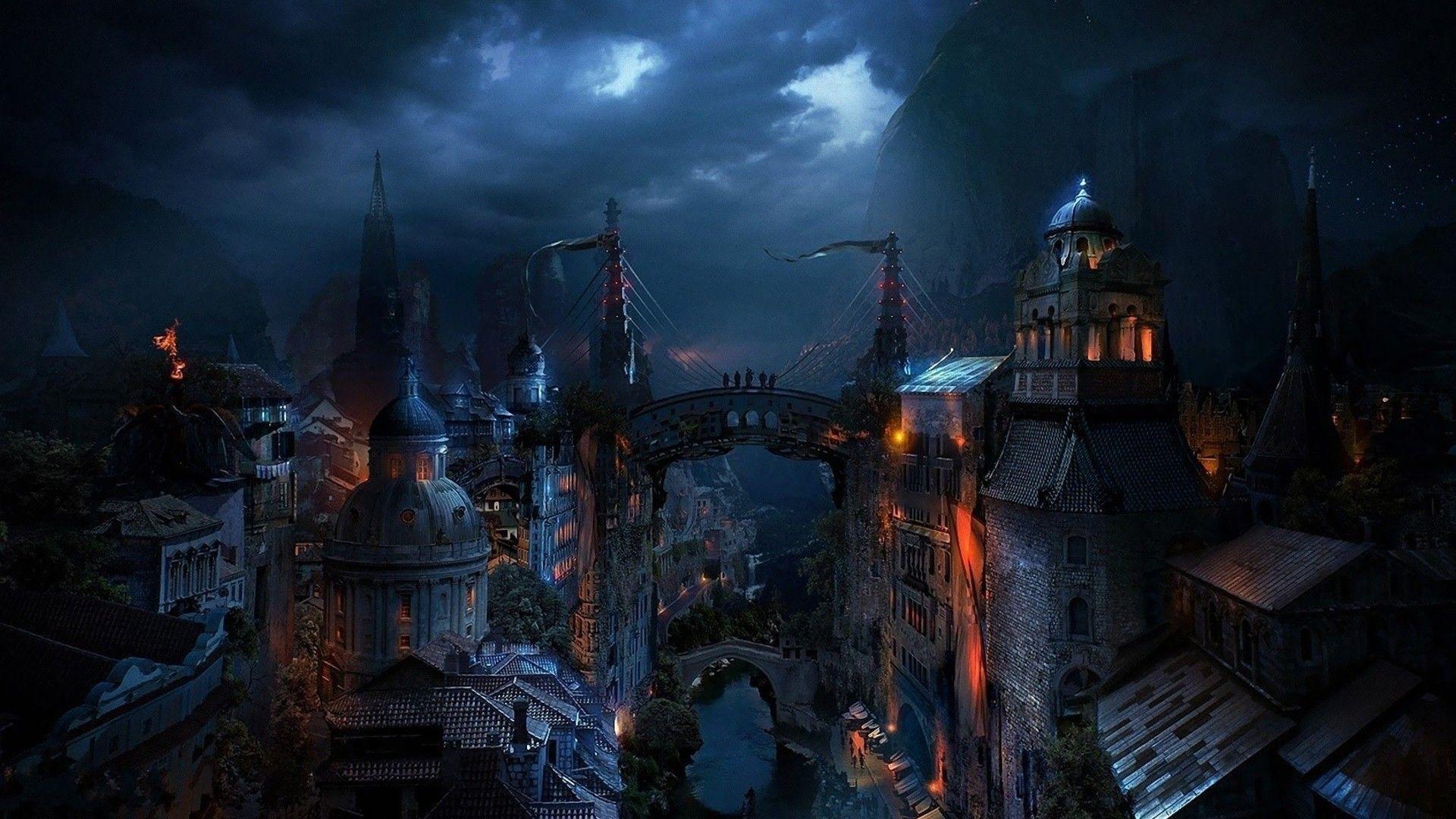 1920x1080 Dark City Mostar wallpaper /