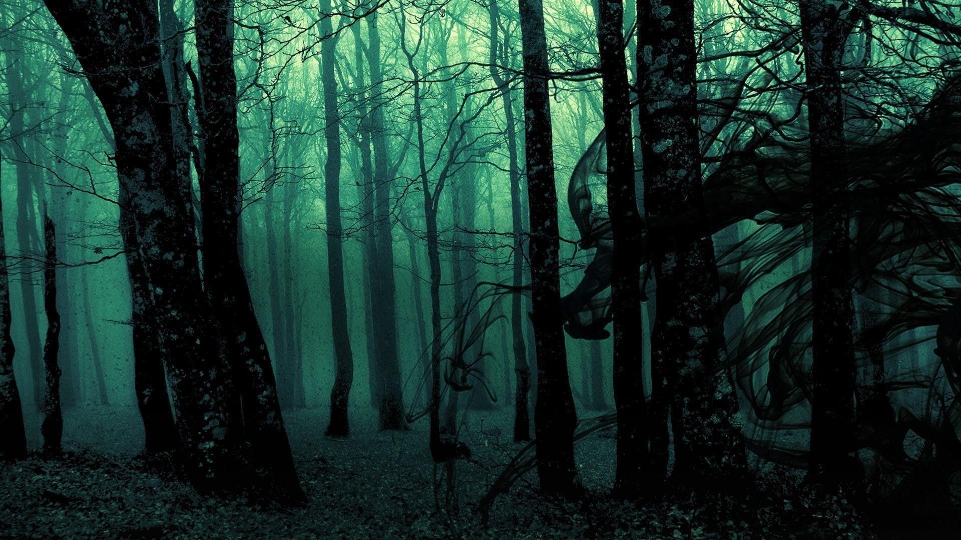 1920x1080 Creepy Forest hình nền