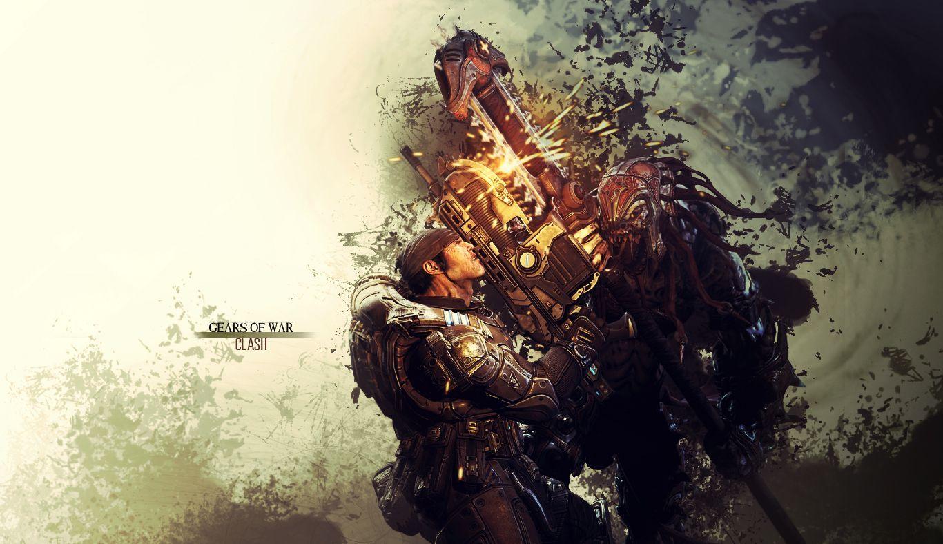 1366x788 Gears of War Wallpaper. Gears of war, High resolution wallpaper, War