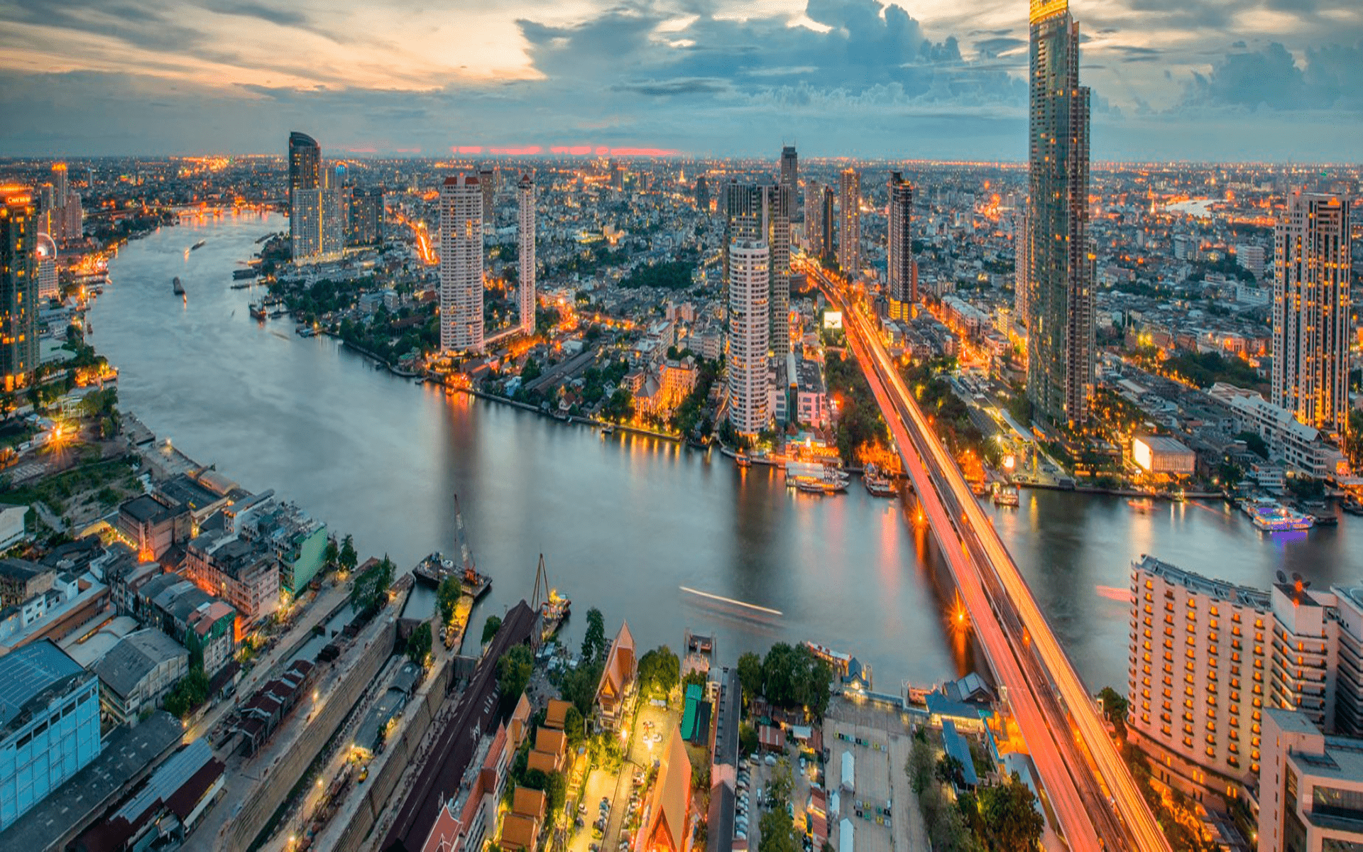 1920x1200 Thailand Man Made Bangkok HD Wallpaper
