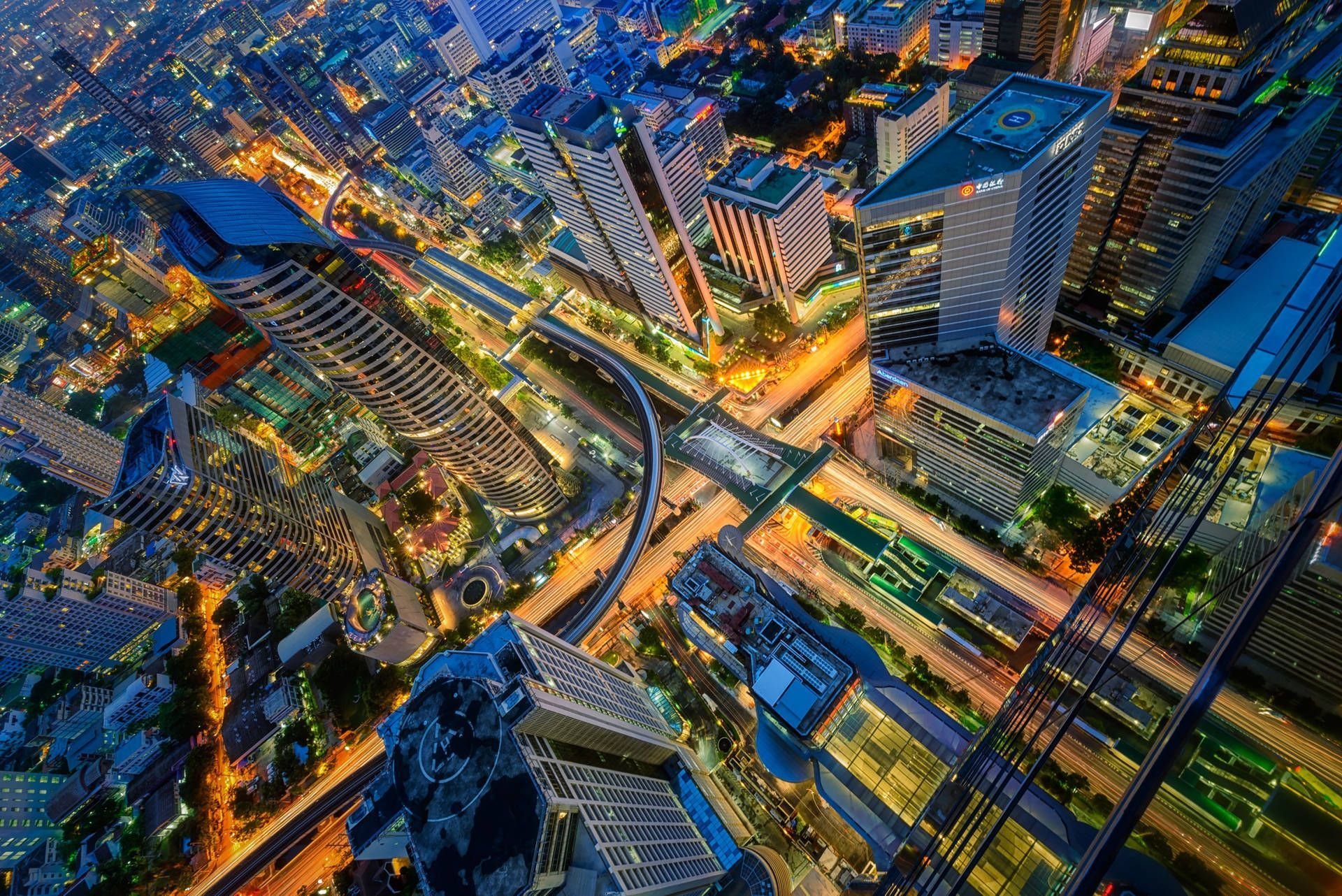 1920x1282 Bangkok Thailand City Lights Wallpaper