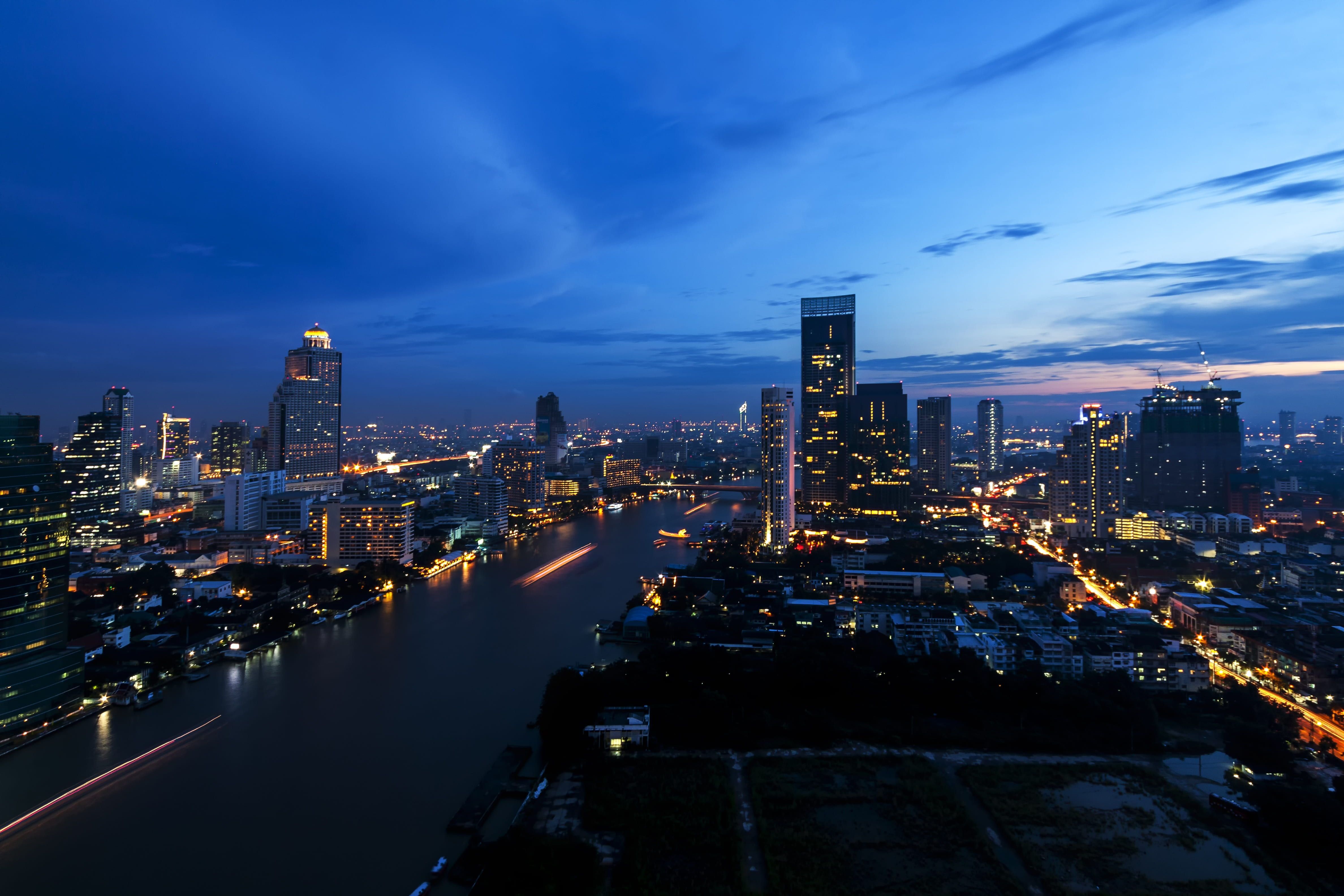 4752x3168 City skyline digital wallpaper