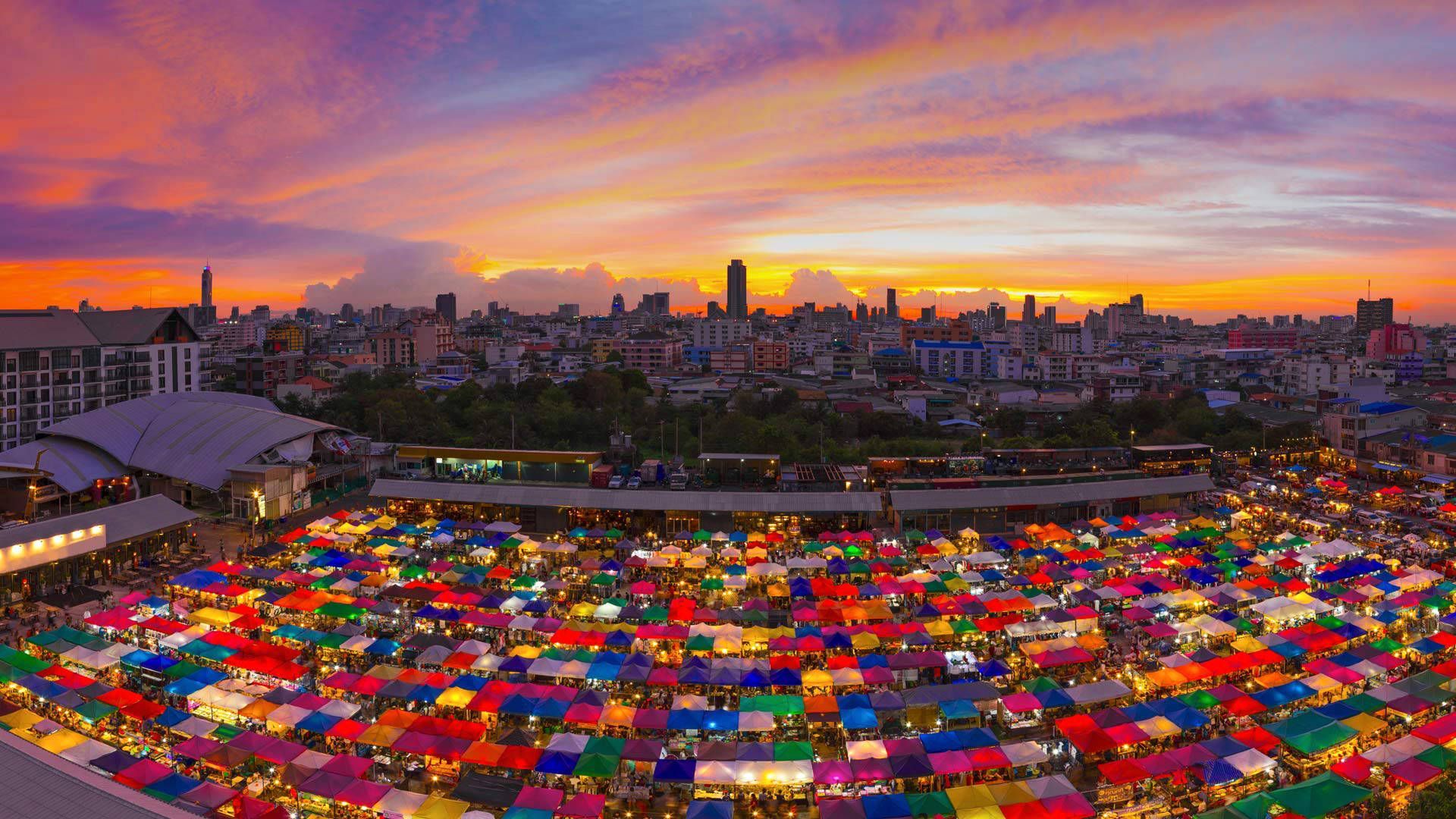 1920x1080 Download Srinagarinda Night Market