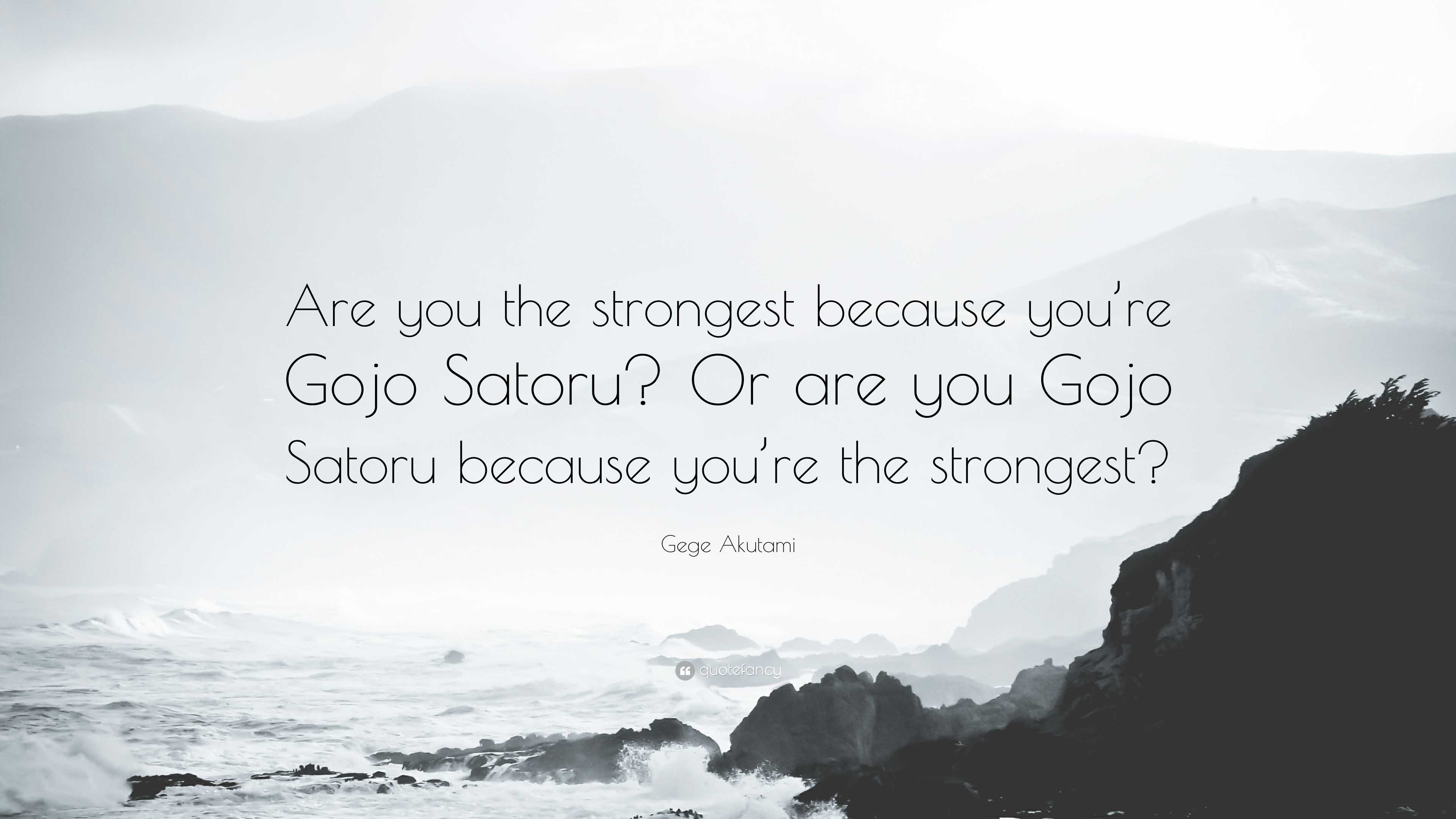 3840x2160 Gege Akutami Quote: “Are you