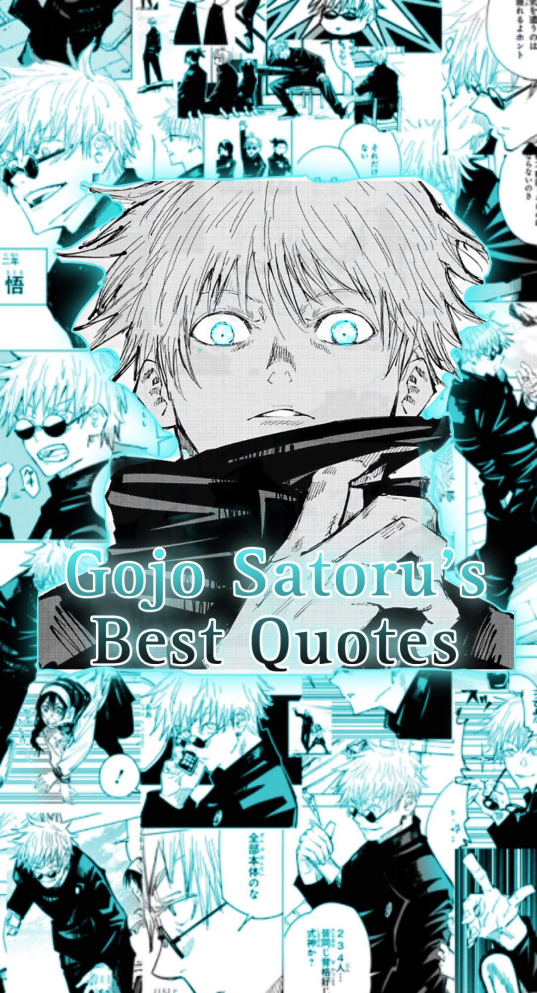 Gojo Quotes Wallpapers Top Free Gojo Quotes Backgrounds WallpaperAccess