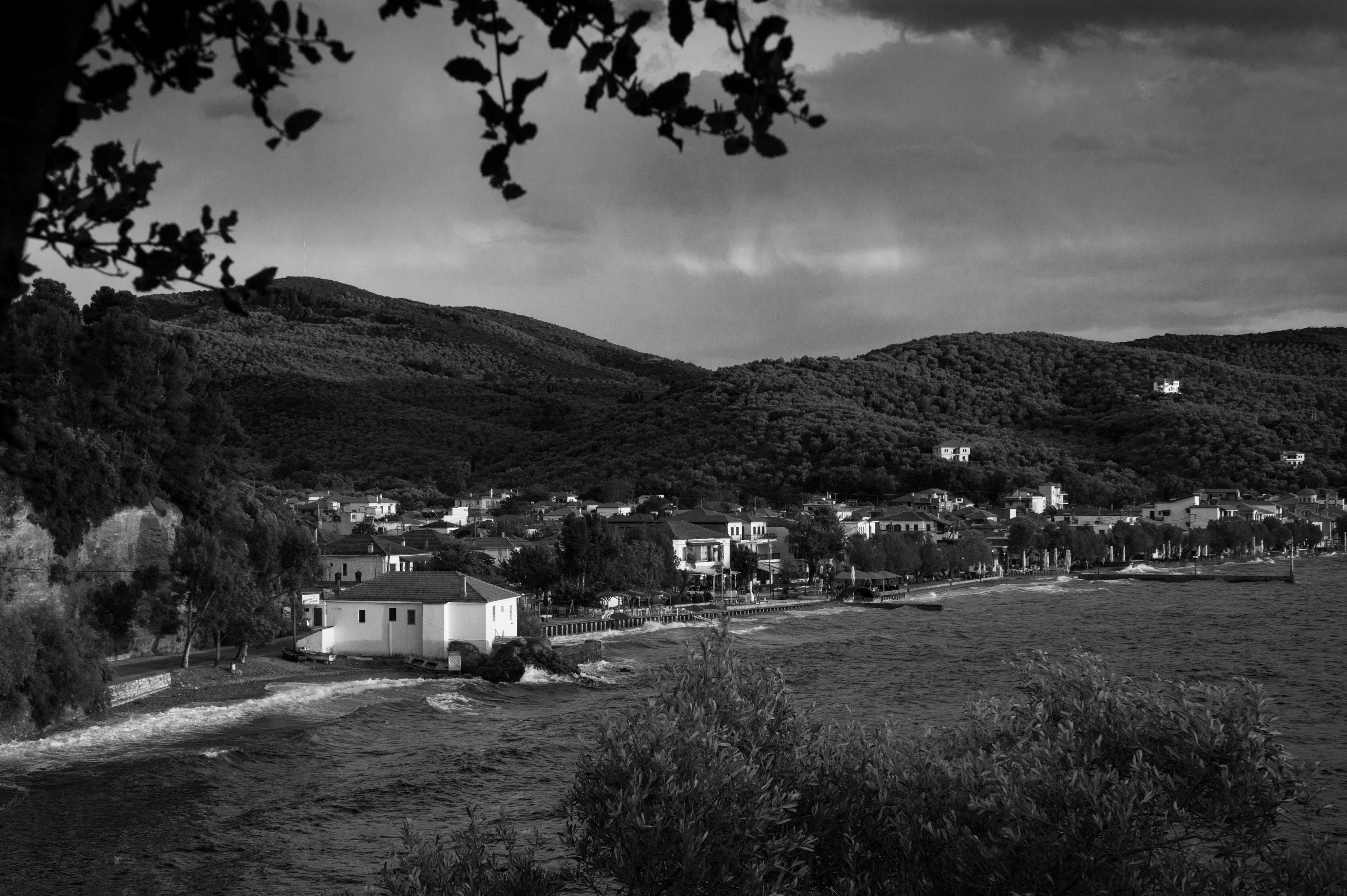 3840x2555 architecture, black and white, clouds, cloudy, dark