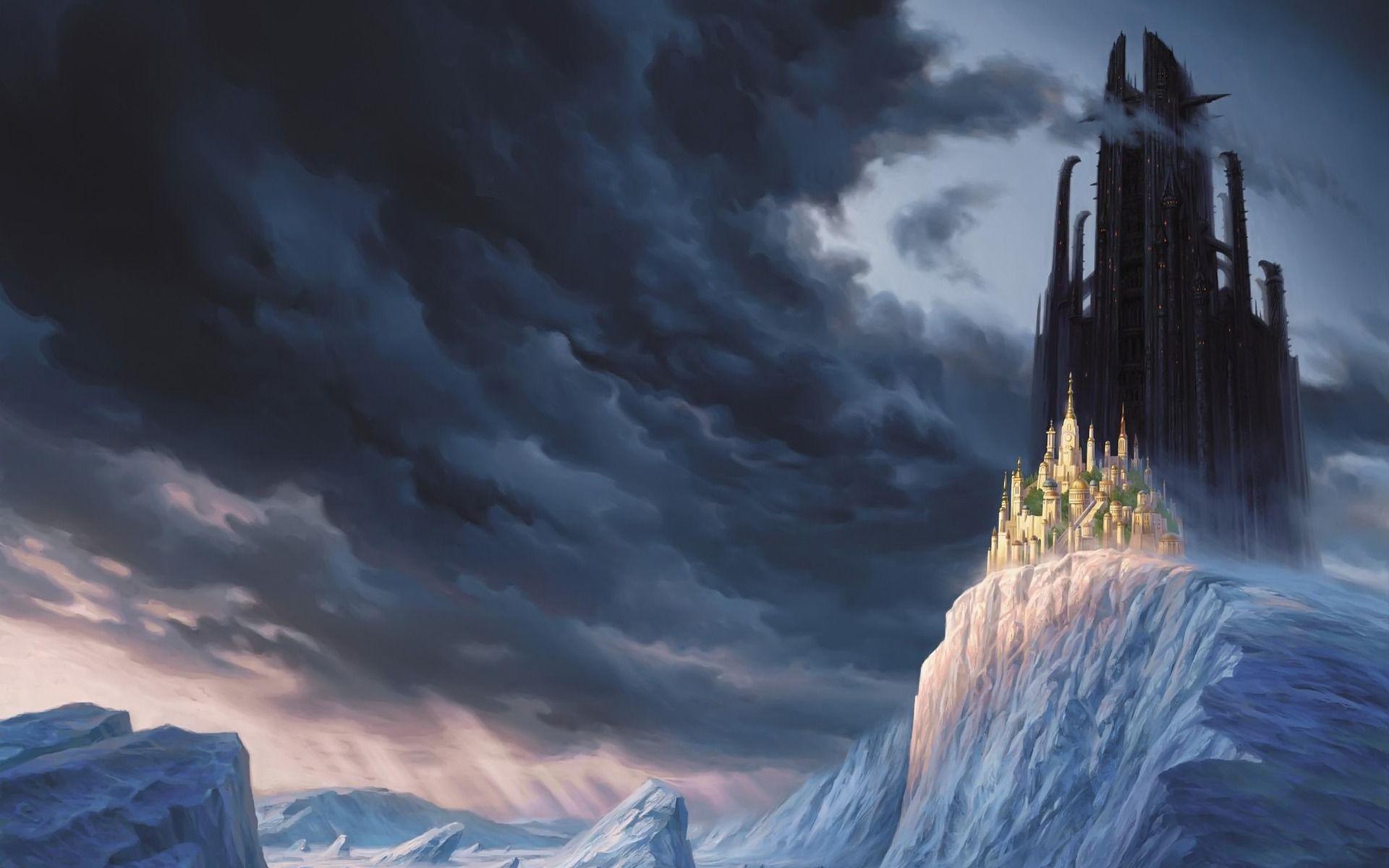 1920x1200 light castle, dark castle; palace, fortress. places