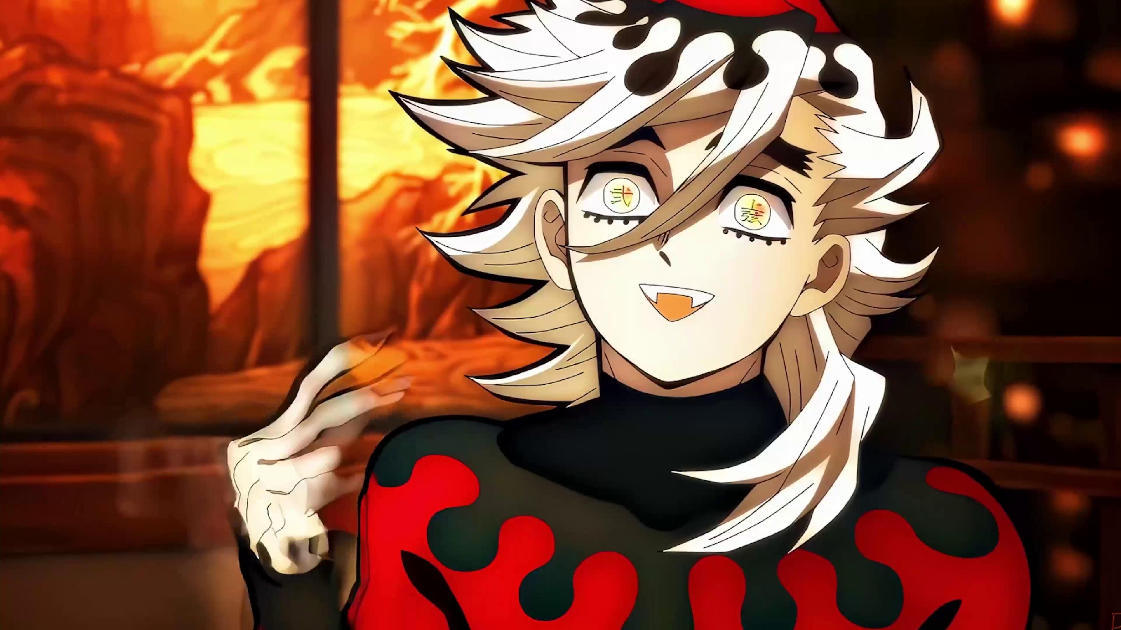 3840x2160 Doma (Kimetsu No Yaiba) Live Wallpaper