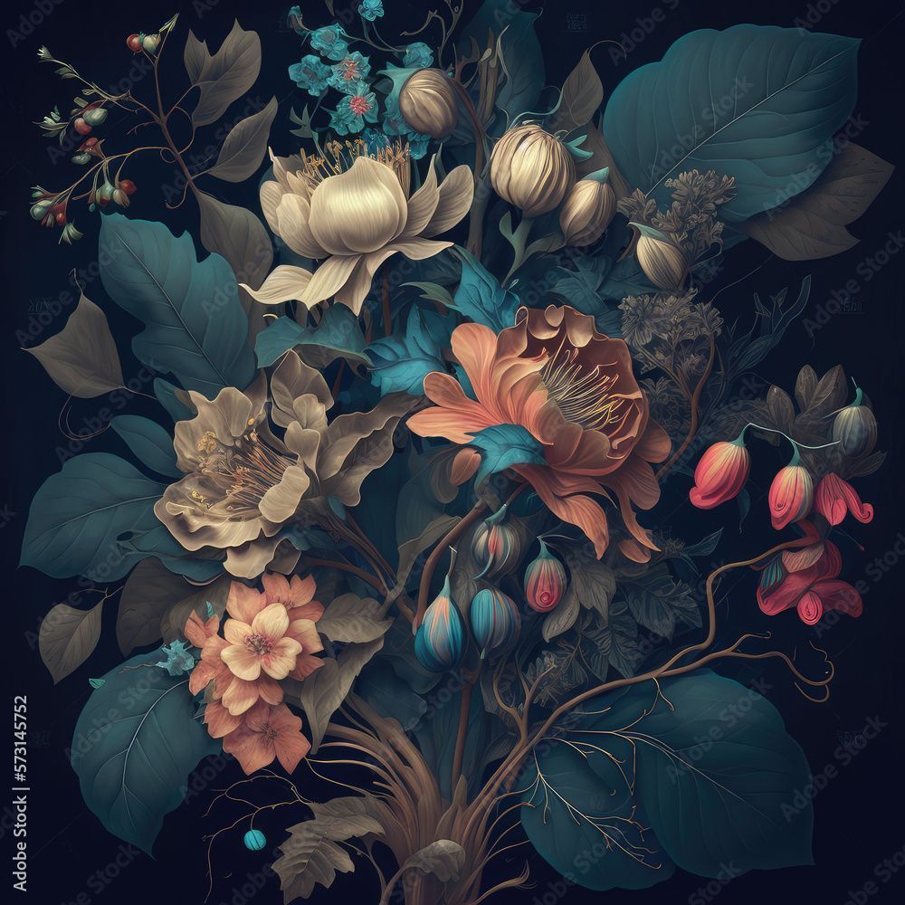 1000x1000 A Vintage Inspired Wallpaper Design