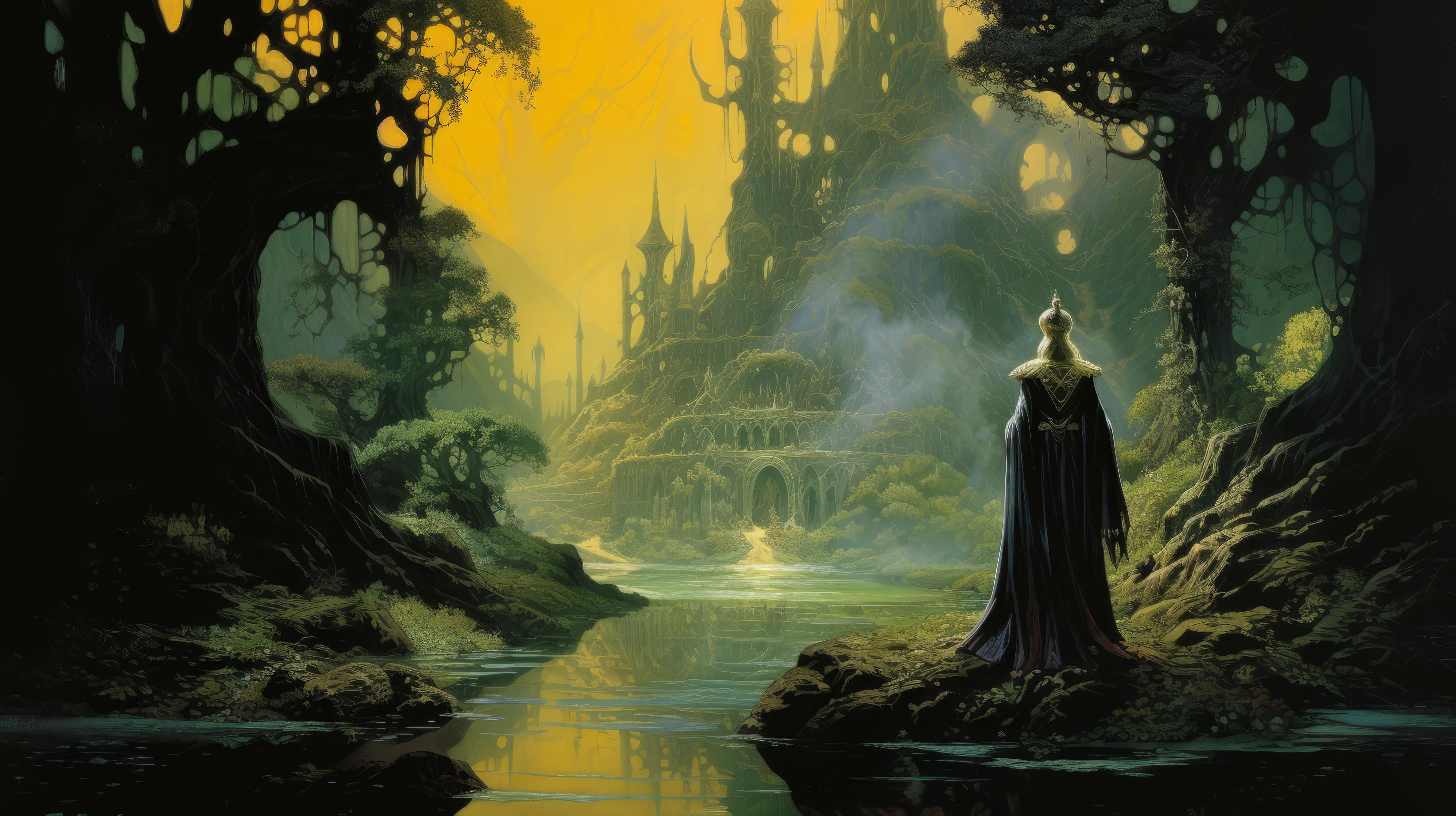 2912x1632 1983 Dark Fantasy Concept Art [2912x1632] AI