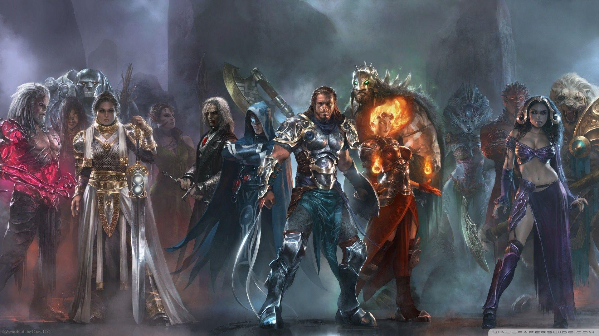 1920x1080 Magic the Gathering Planeswalkers Wallpaper
