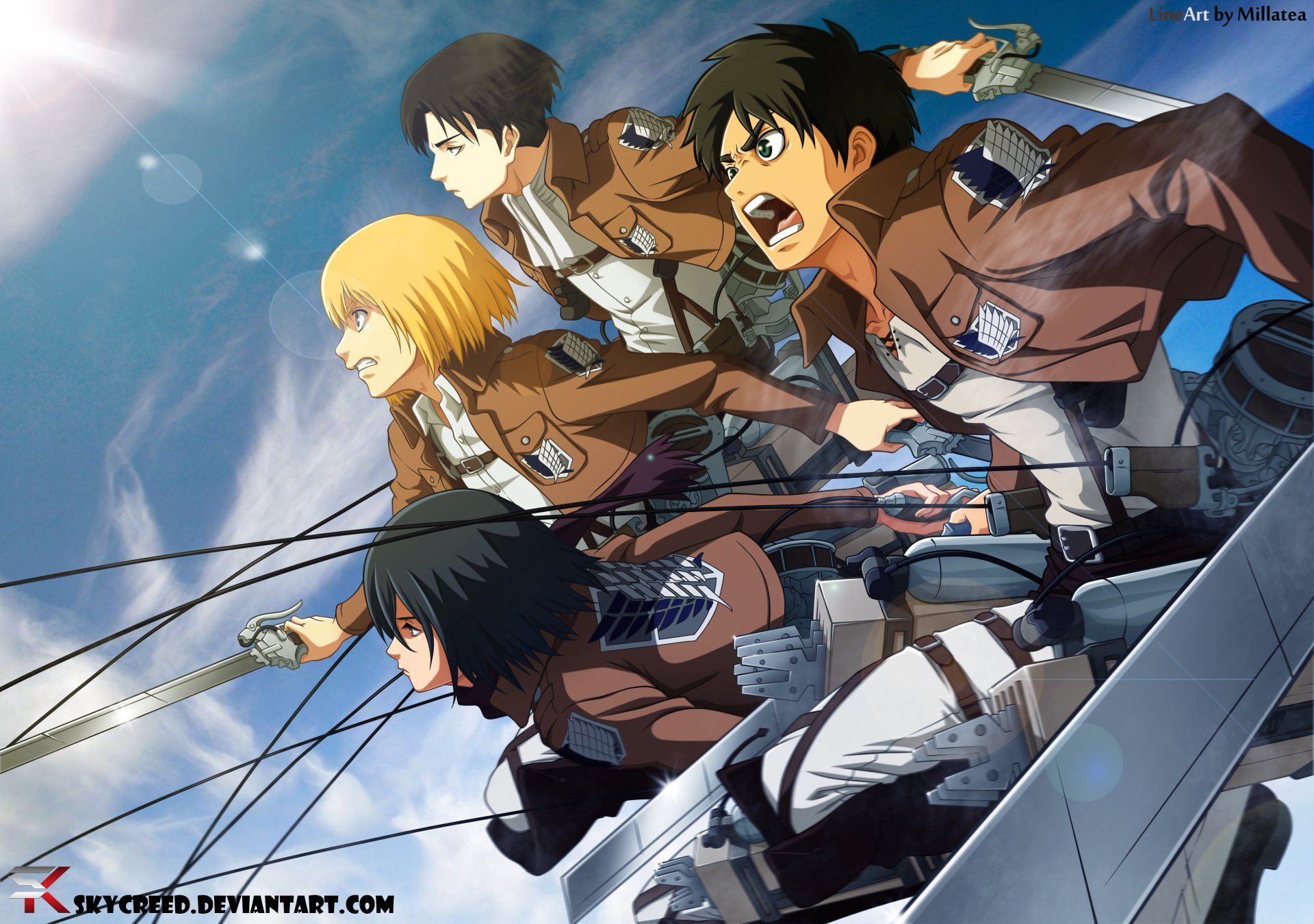 1920x1350 Cool Anime Wallpaper Attack On Titan Attack On Titan: The Final Season Wallpaper 41 Image
