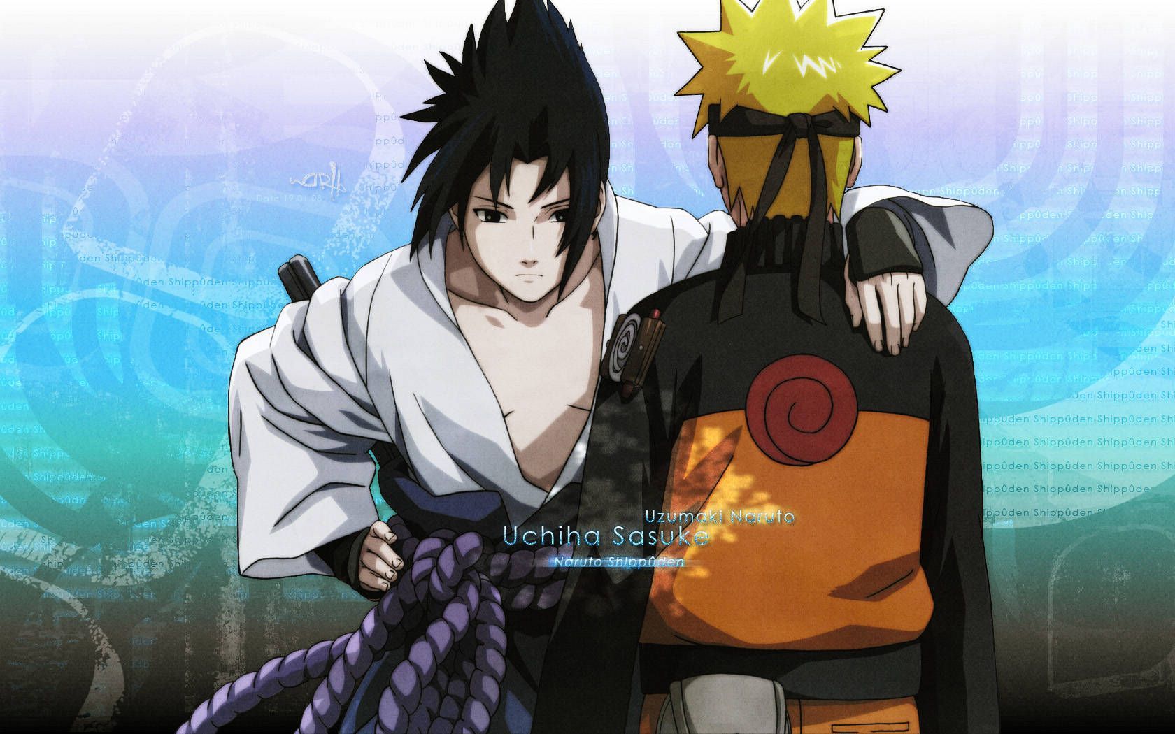 1680x1050 Free Sasuke HD Wallpaper
