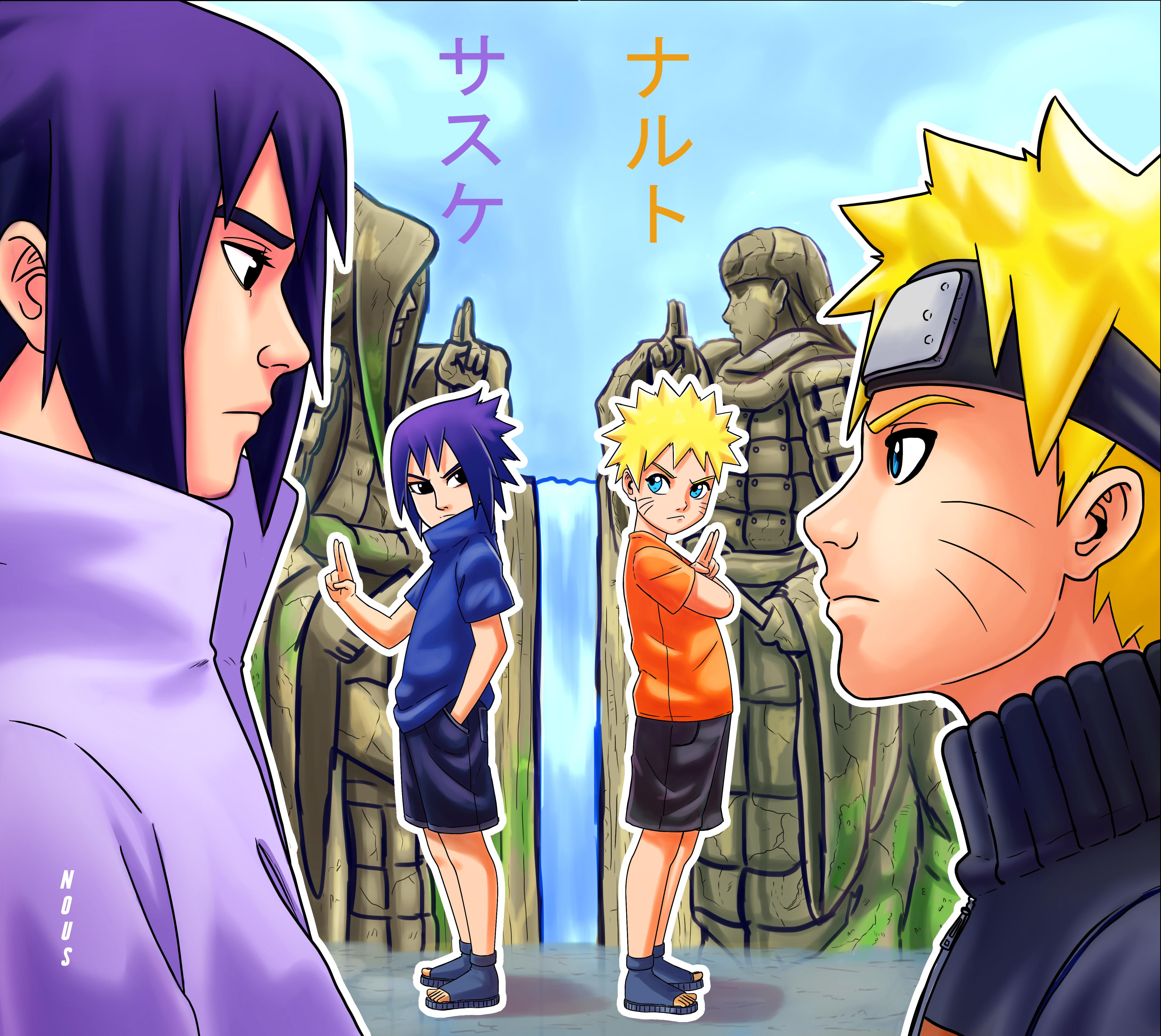4509x4024 NARUTO & SASUKE