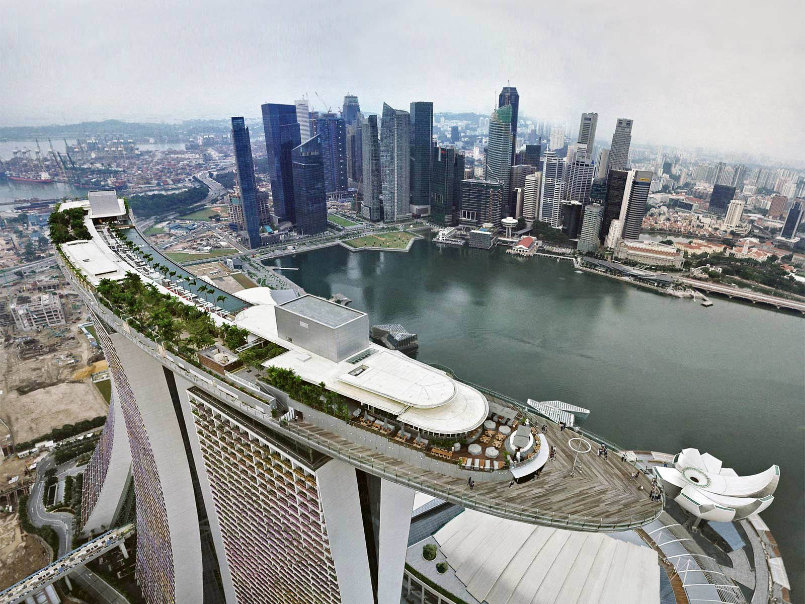 1600x1200 Desktop Wallpaper: Singapur City Desktop Wallpaper