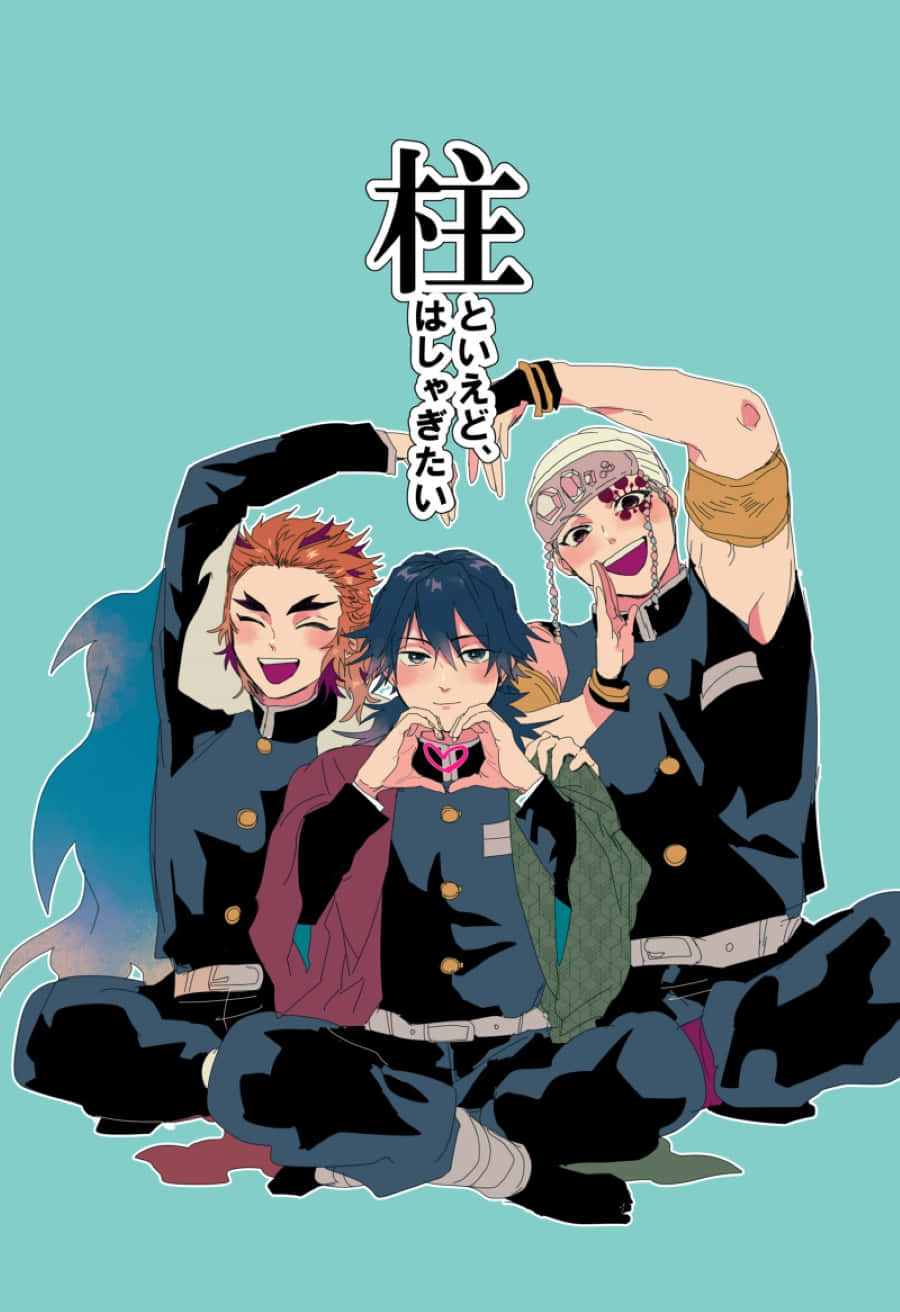 900x1312 fearless demon slayers Wallpaper