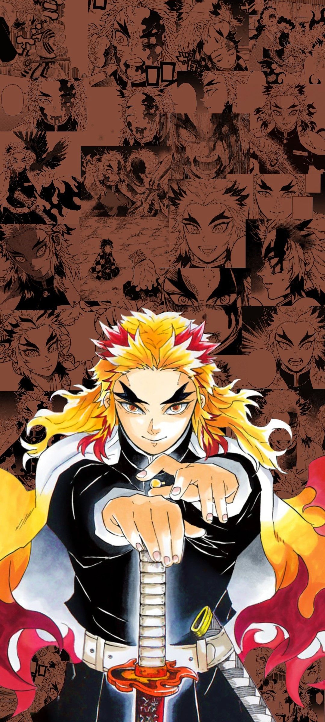 1080x2400 here is the Rengoku's wallpaper