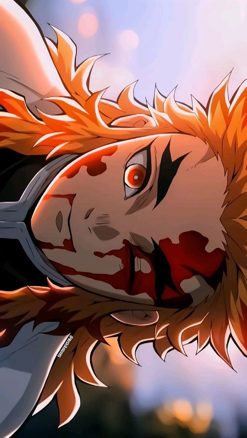 800x1419 Rengoku, slayer, demon slayer, tanjiro
