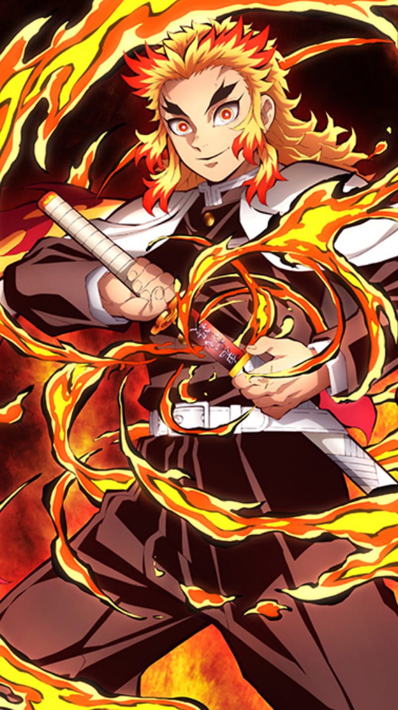 800x1426 Rengoku, sakonji, zenitsu, inosuke