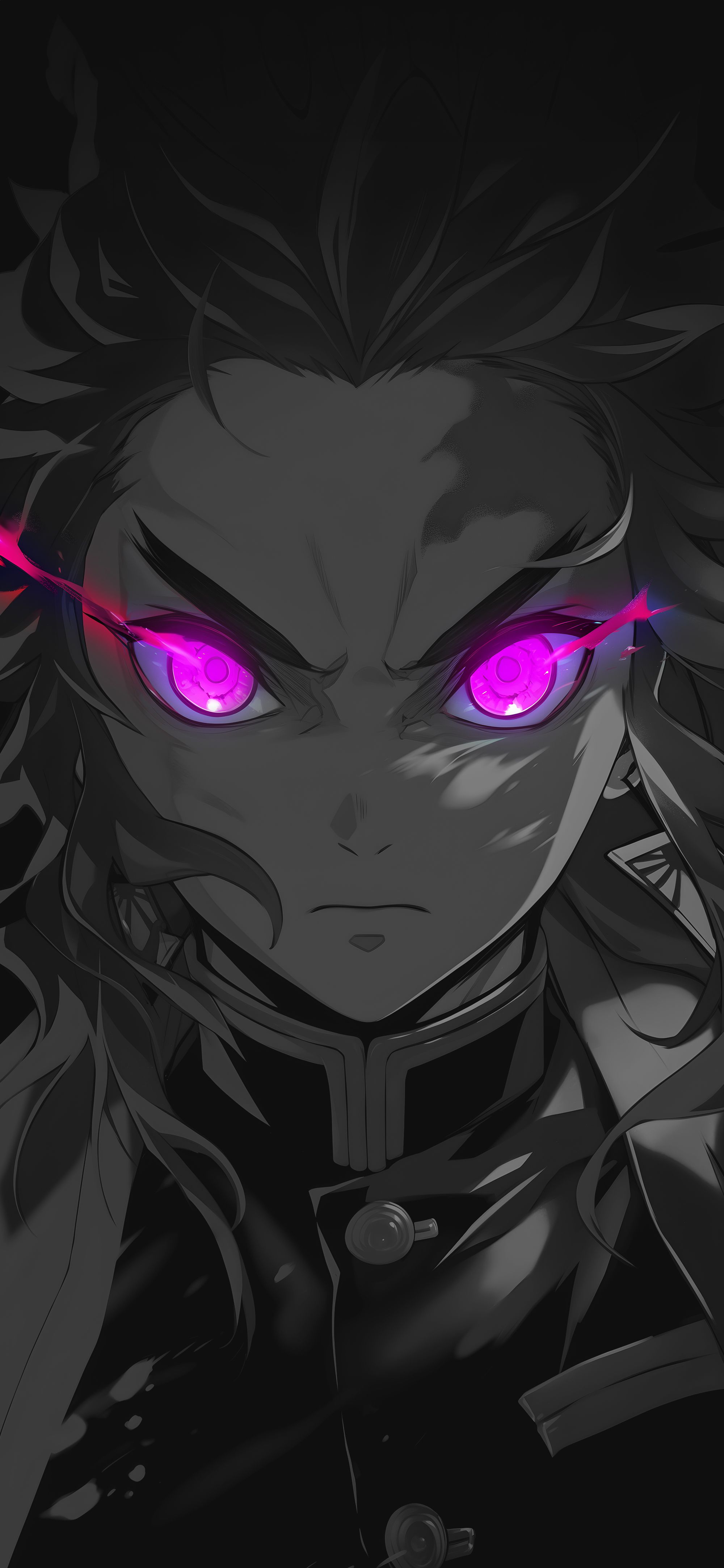 2000x4329 Rengoku Demon Slayer Pink Glow