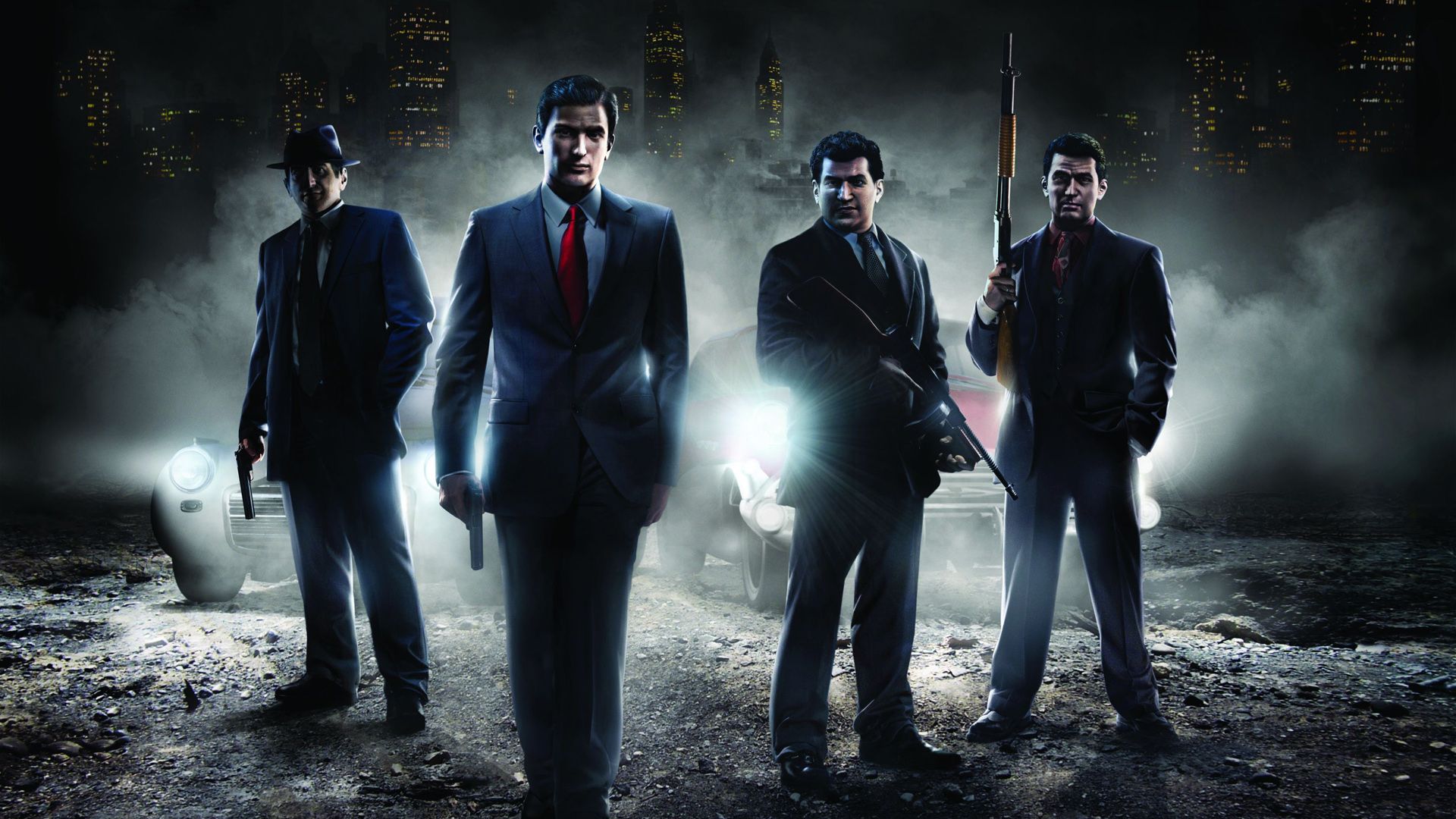 1920x1080 Mafia II HD Wallpaper: Nighttime Enforcers