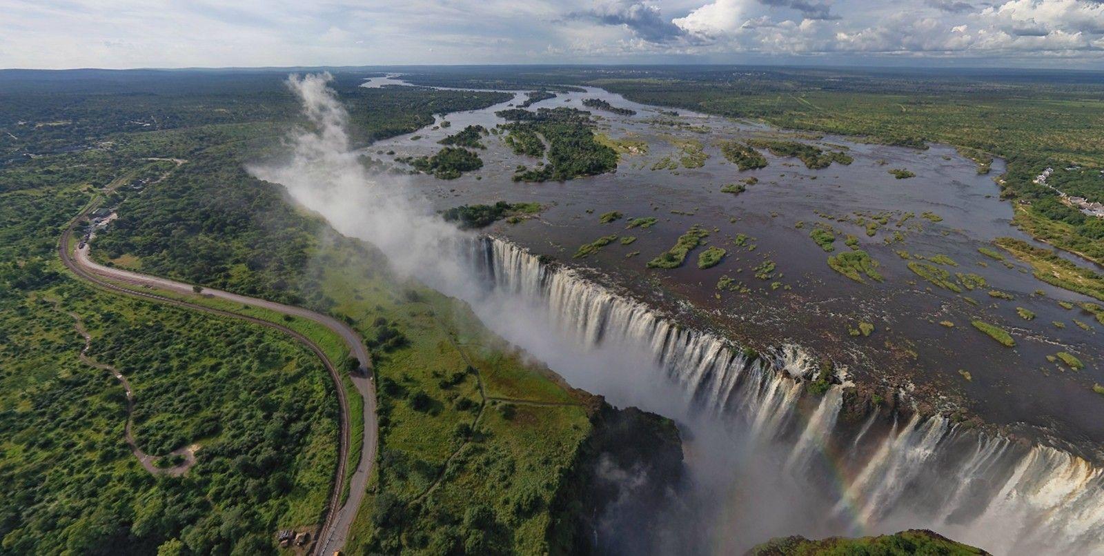1600x806 Victoria Falls Wallpaper 1600x806 px, #MEOZ48X
