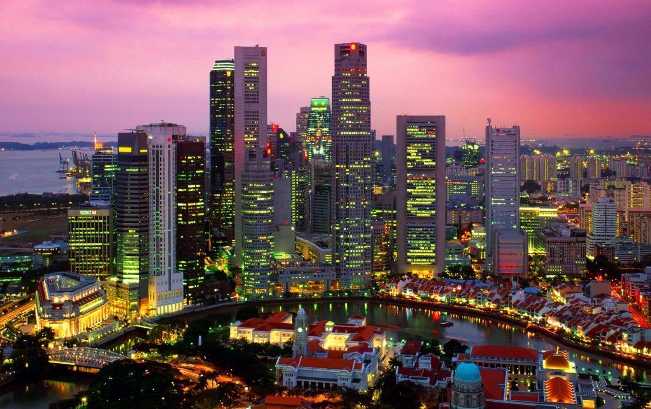 1280x804 Singapore Cityscape wallpaper. Singapore Cityscape stock